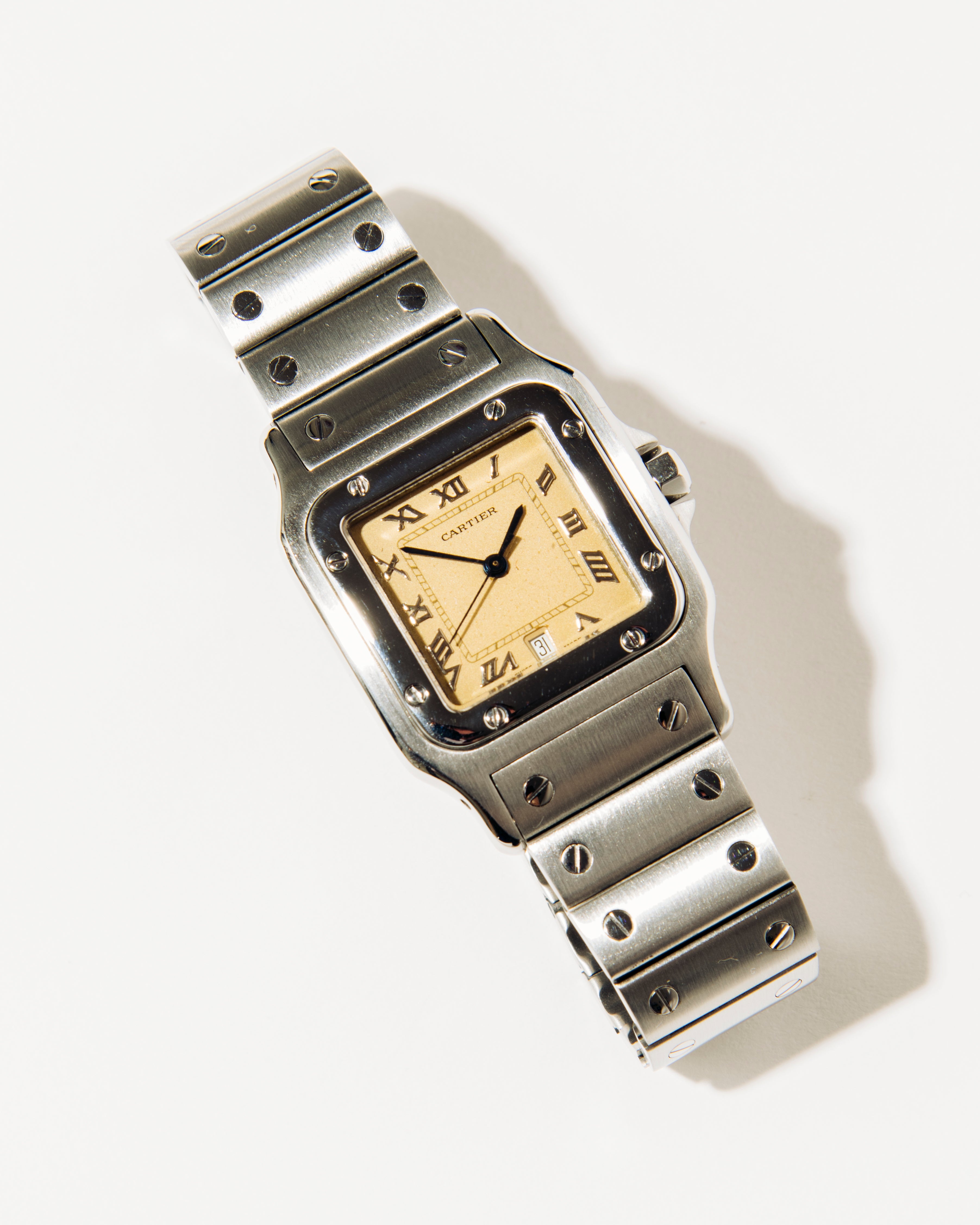 Cartier Santos Galbee on Bracelet