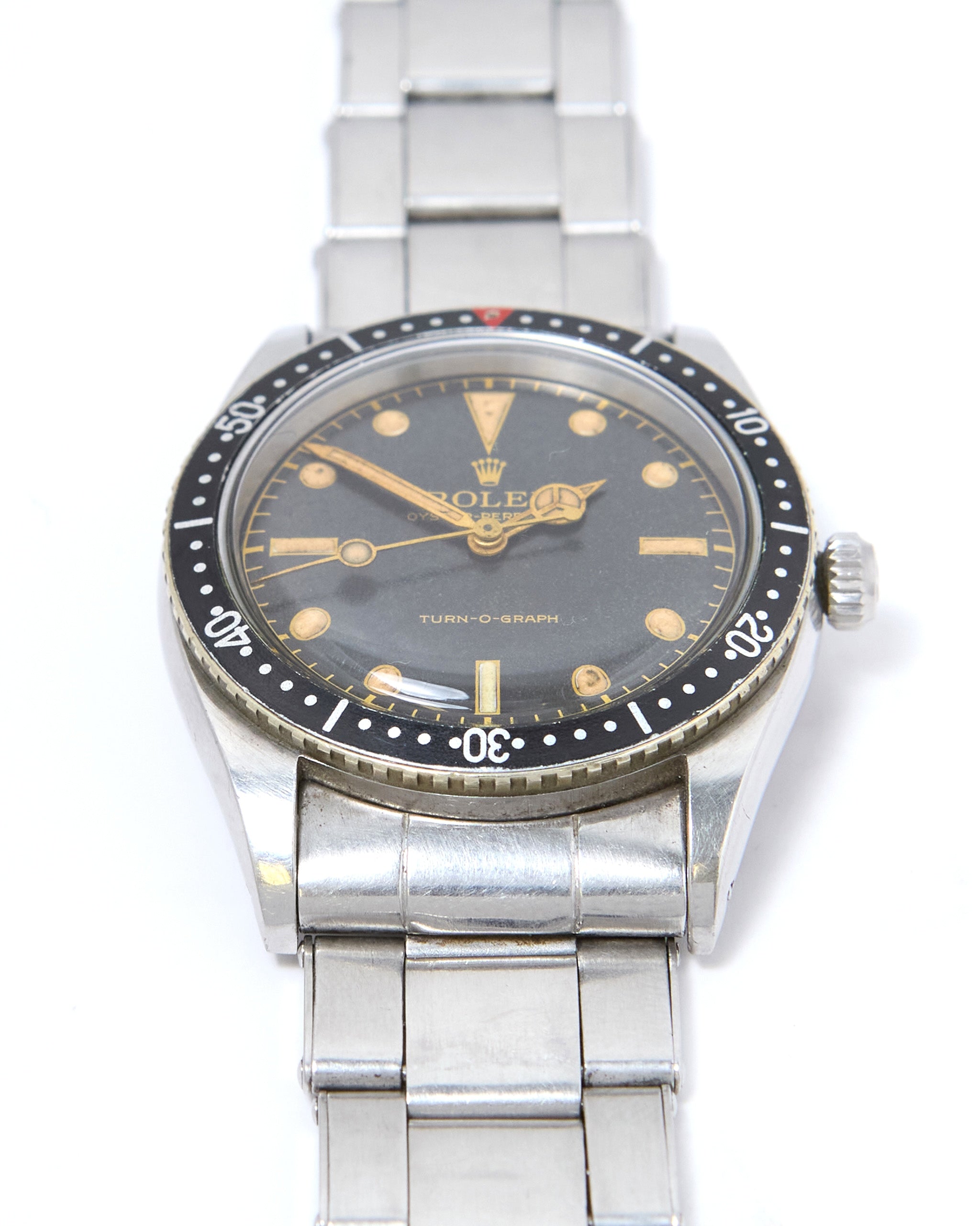 Rolex Turn-O-Graph 6202 Gilt Dial on Oyster Rivet Bracelet
