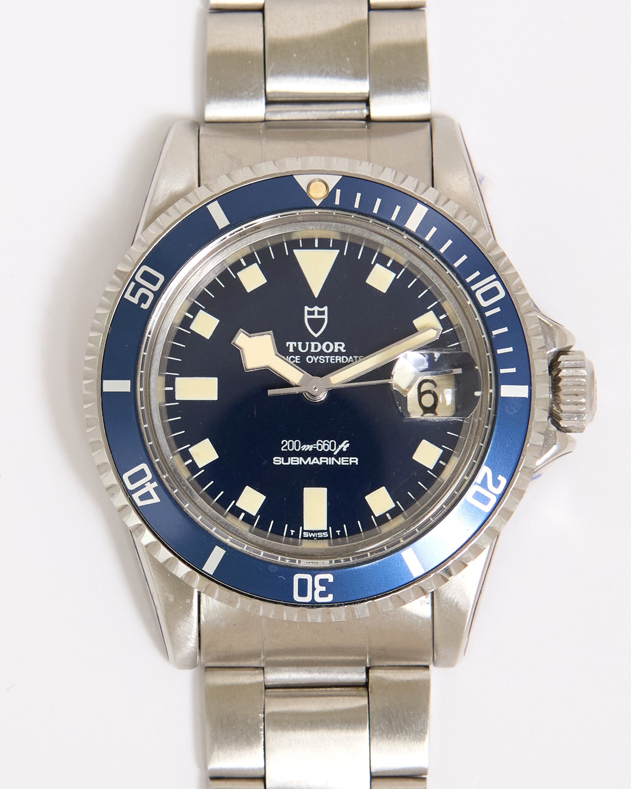 Tudor Blue Snowflake 9411 Submariner on Oyster Bracelet