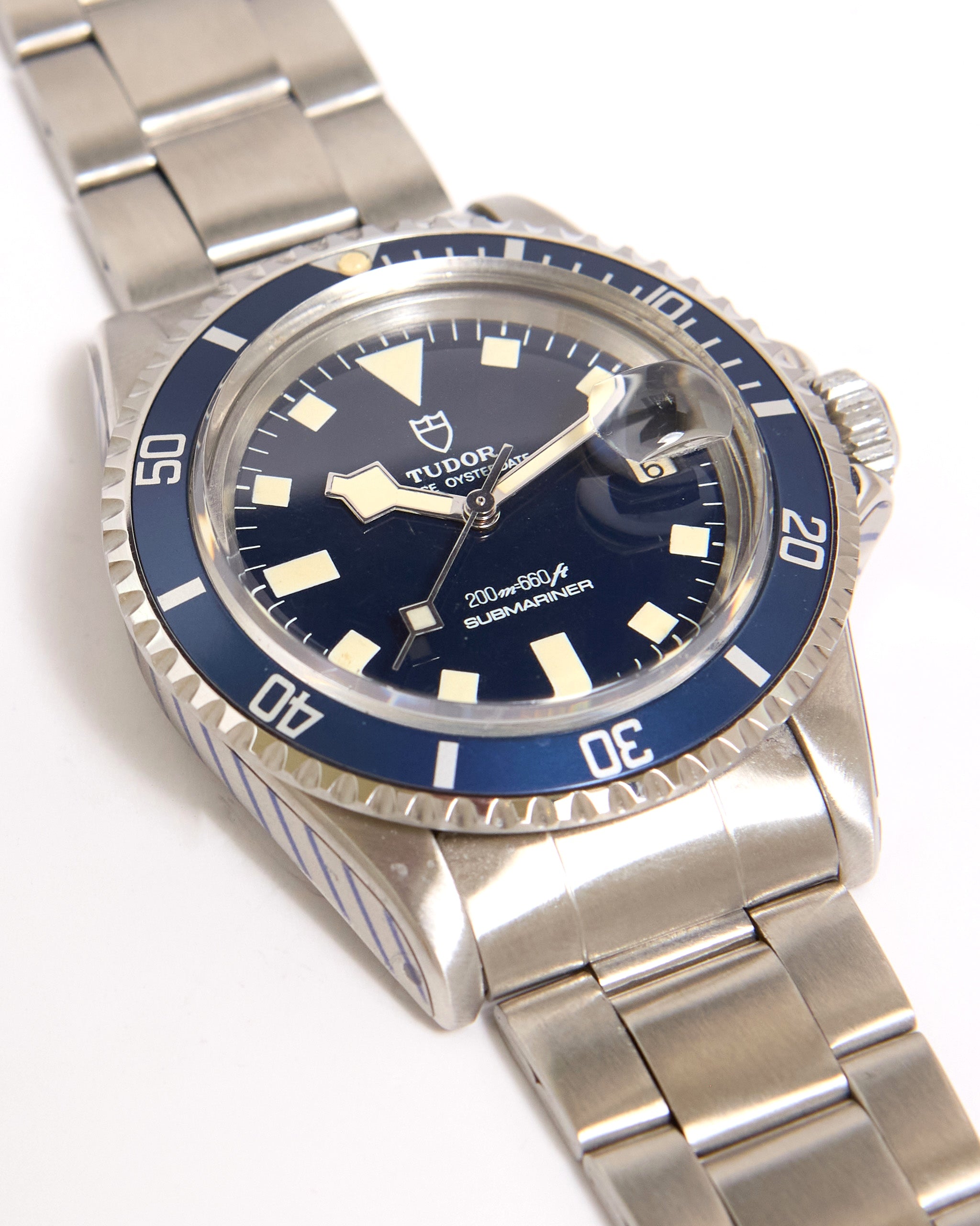 Tudor Blue Snowflake 9411 Submariner on Oyster Bracelet