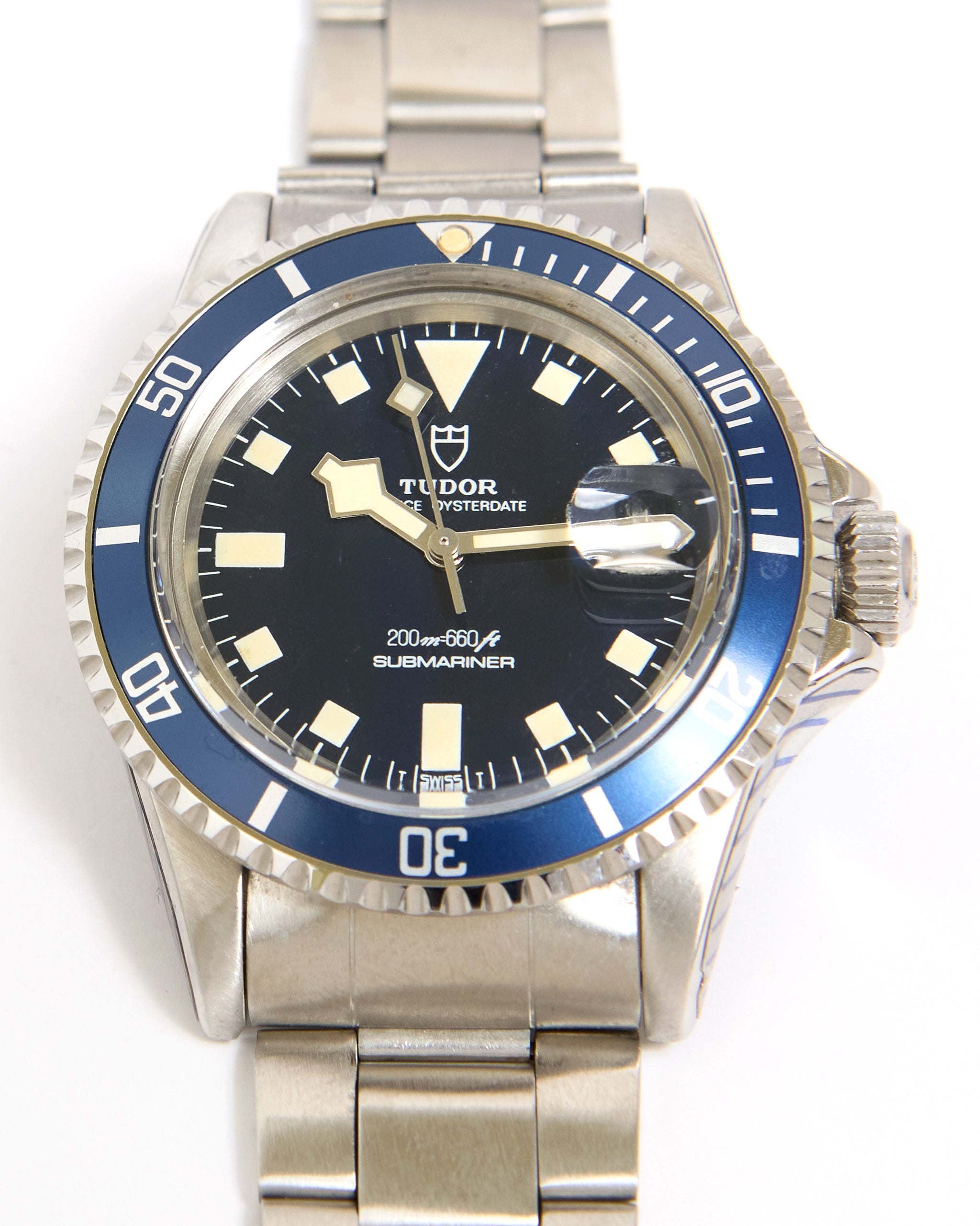 Tudor Blue Snowflake 9411 Submariner on Oyster Bracelet
