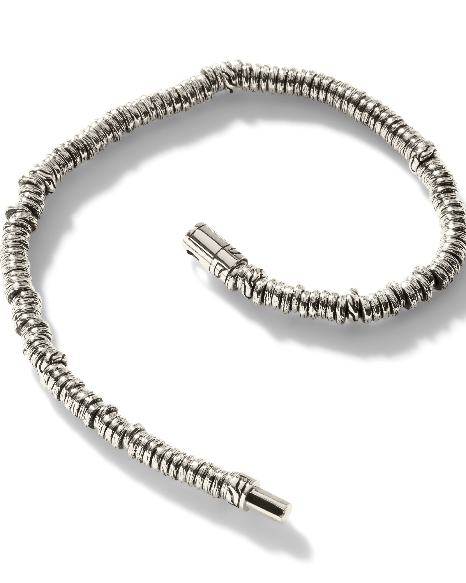 Heishi Bracelet, Sterling Silver, 4MM