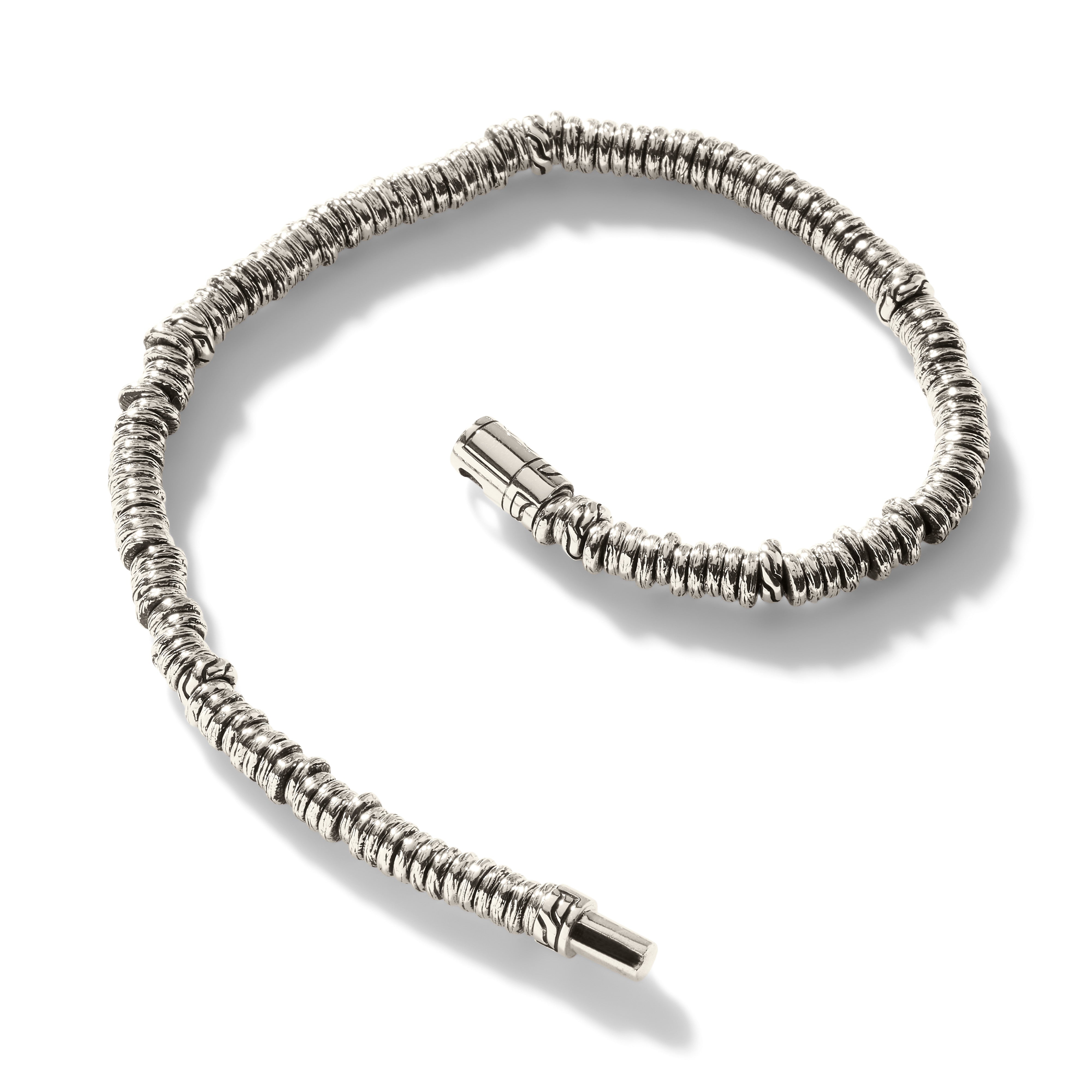 Heishi Bracelet, Sterling Silver