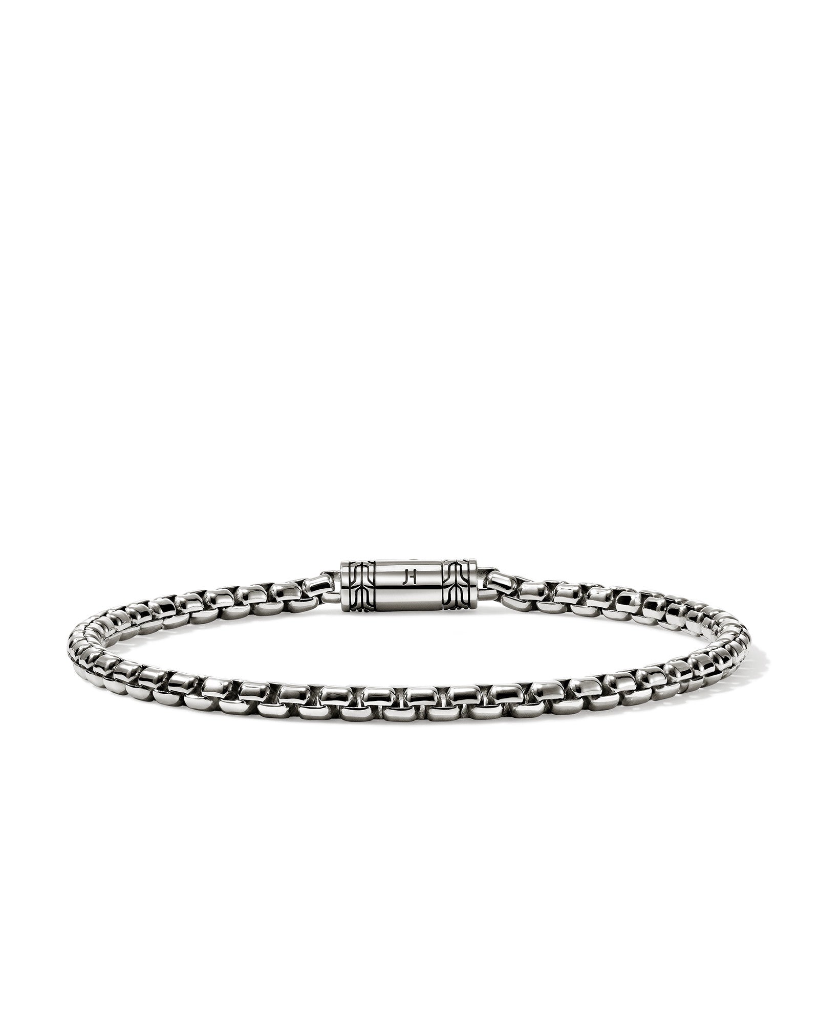 Box Chain Bracelet, Sterling Silver, 3.7MM