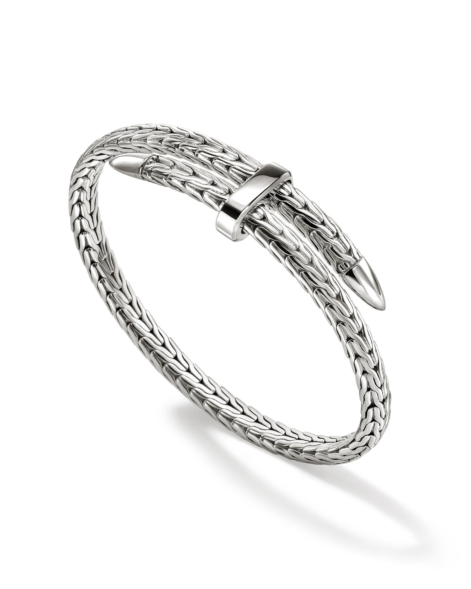 Spear Flex Cuff, Sterling Silver