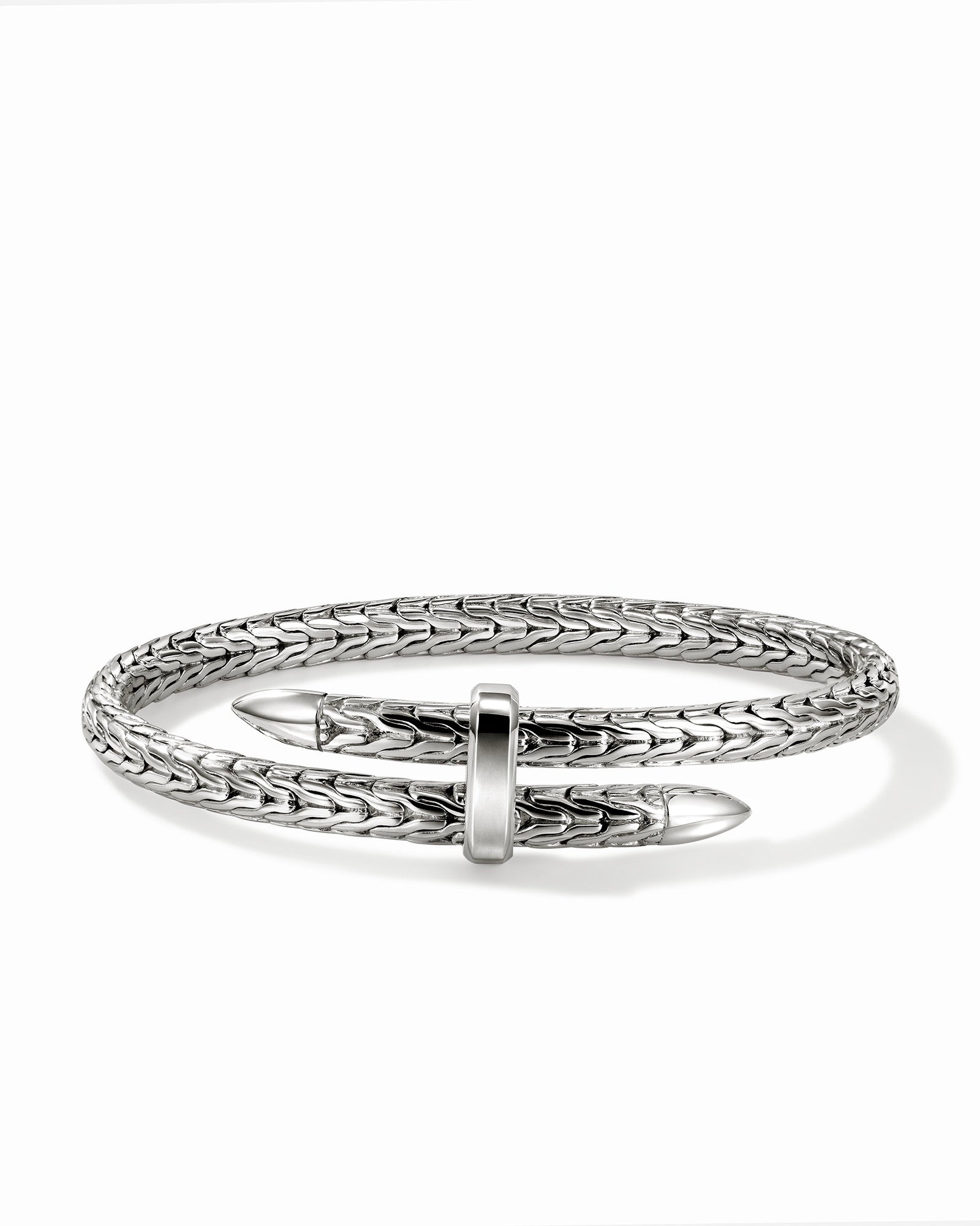 Spear Flex Cuff, Sterling Silver