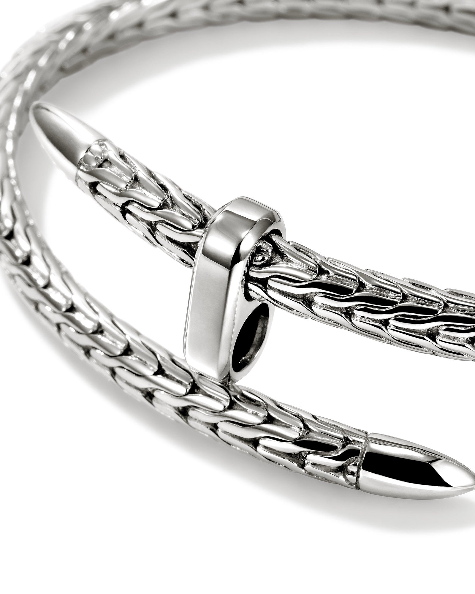 Spear Flex Cuff, Sterling Silver