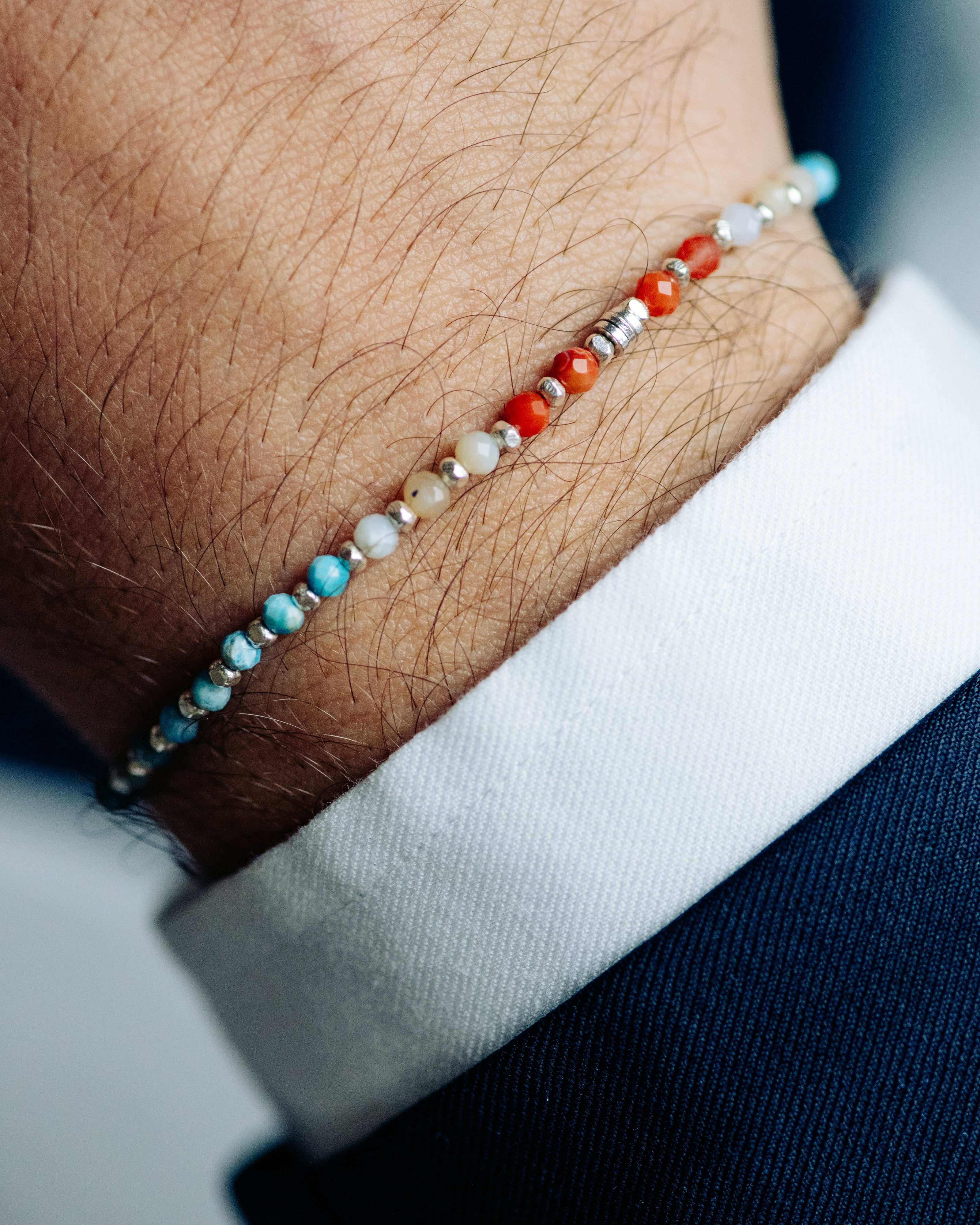 Crystal Bracelet Red Pattern Mix