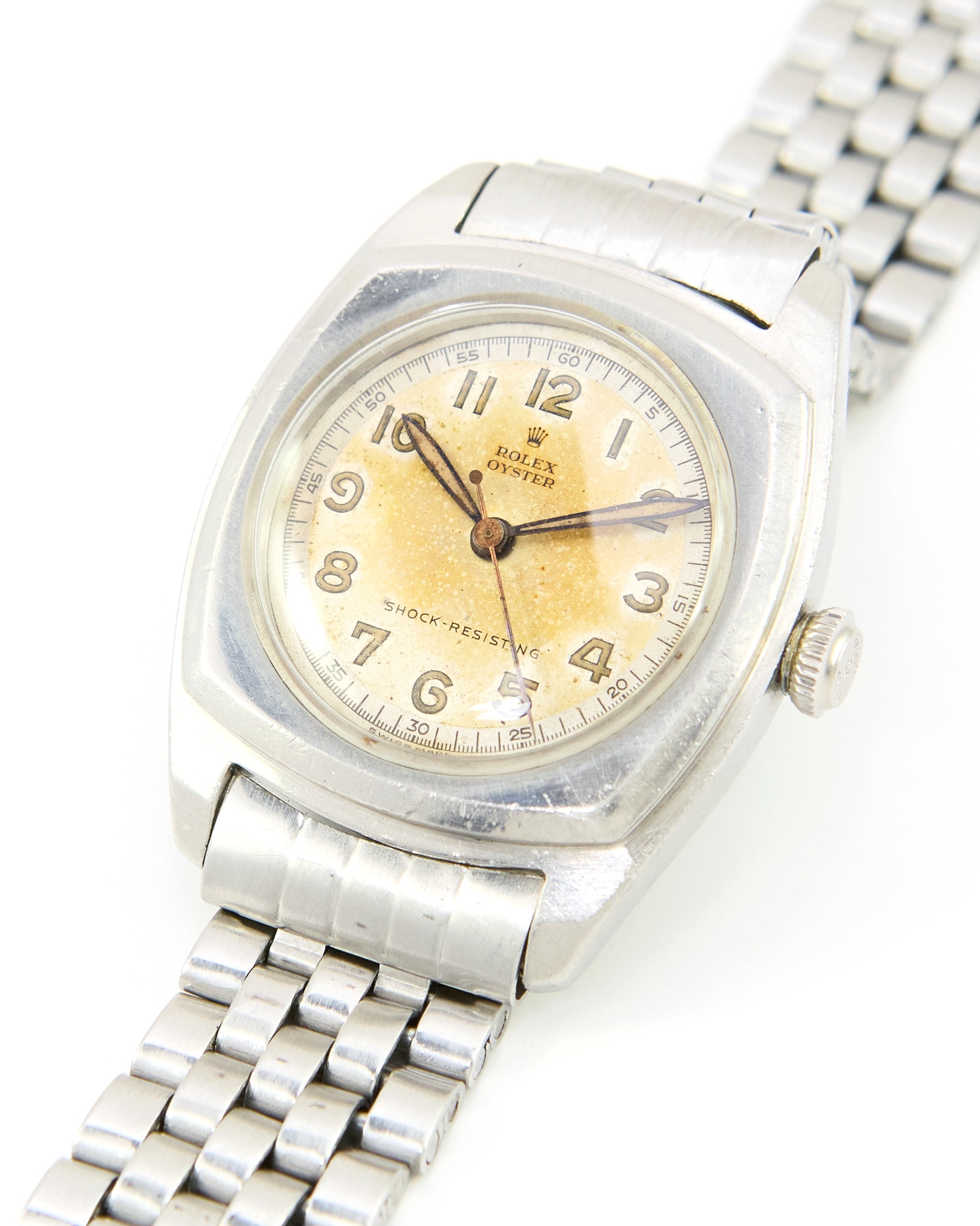 Rolex Army 3139 Tropical Dial in Steel Case and Bracelet