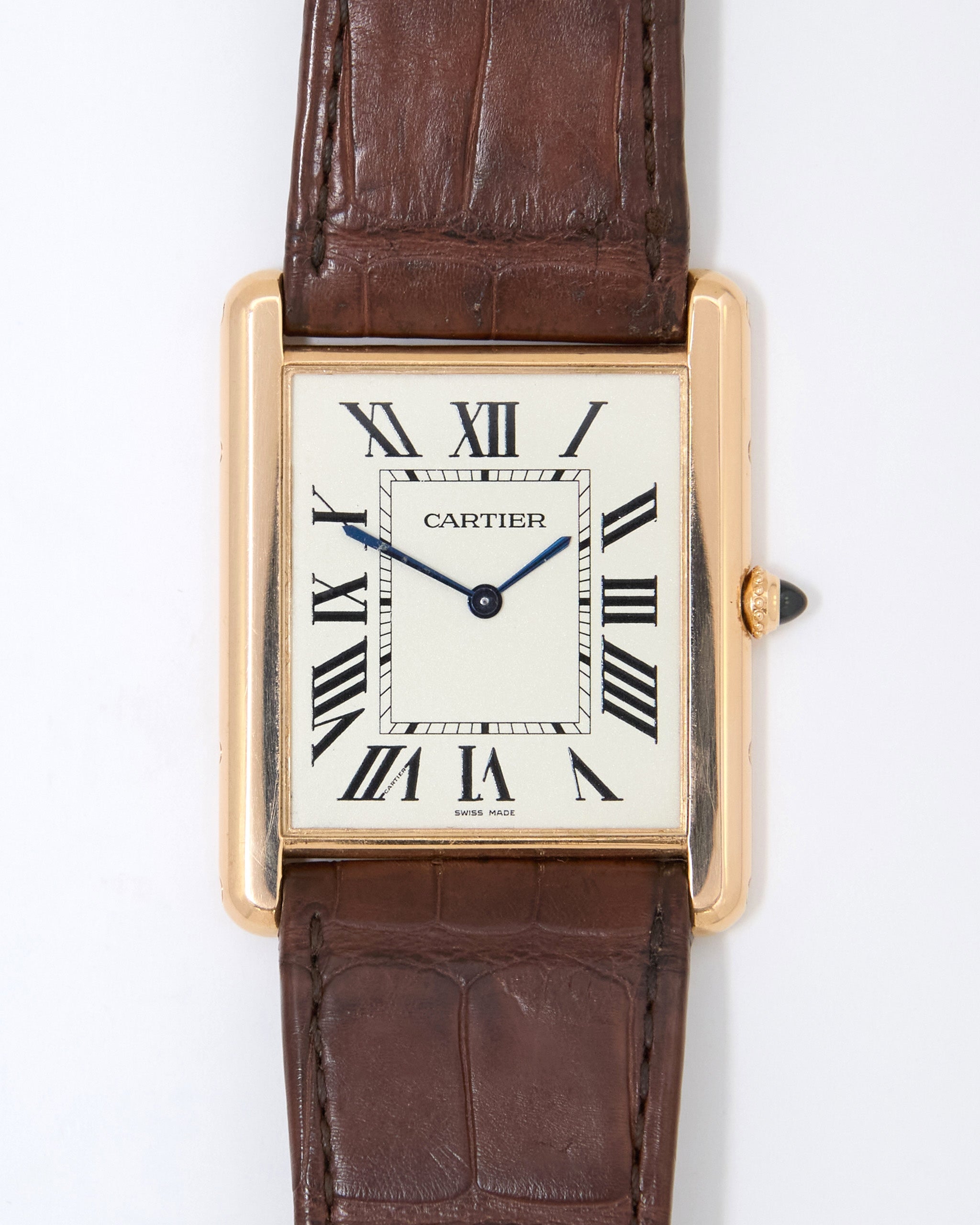 Cartier Tank Louis XL 3820 in 18K Rose Gold with Cartier Leather Strap and Cartier Buckle