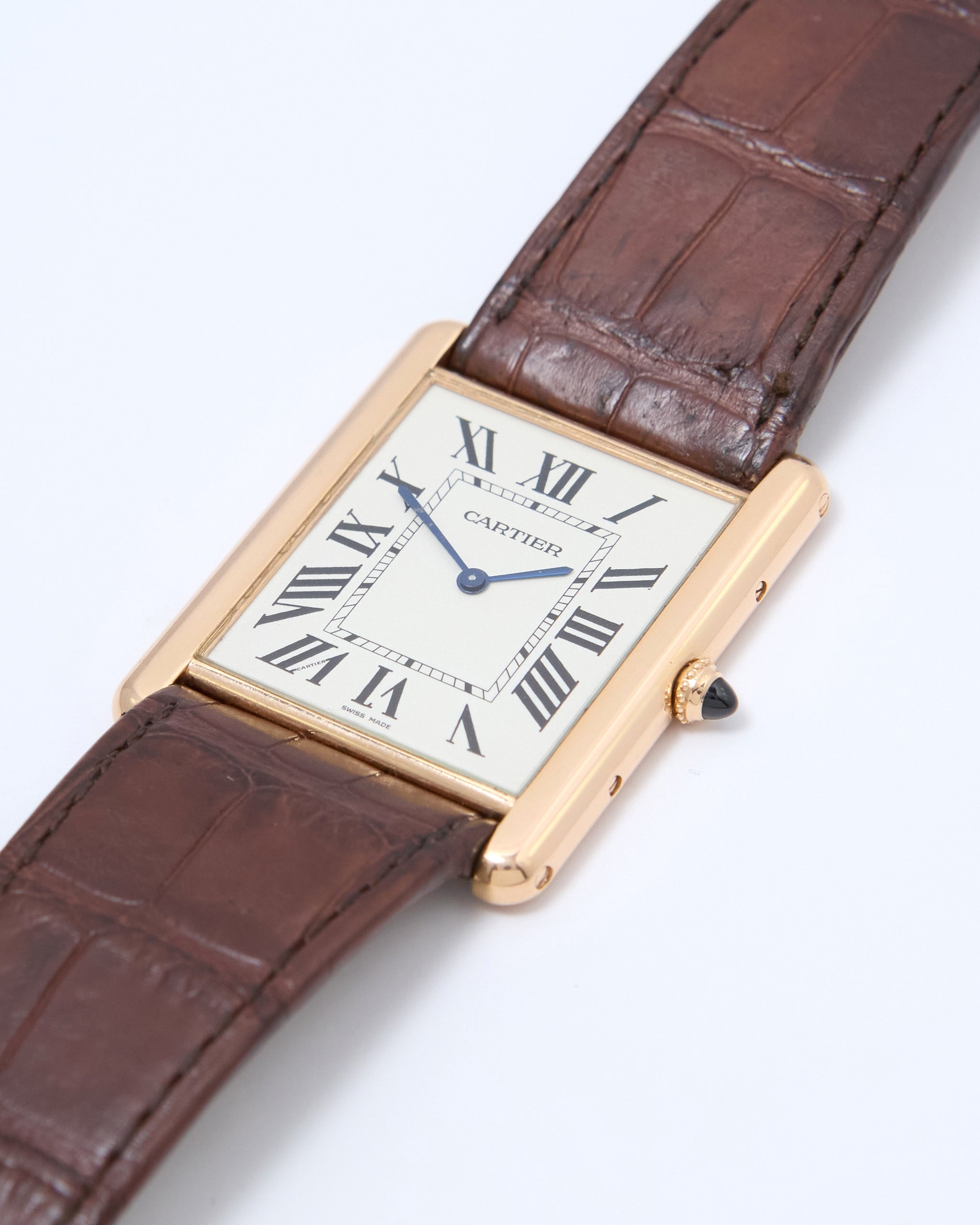 Cartier Tank Louis XL 3820 in 18K Rose Gold with Cartier Leather Strap and Cartier Buckle
