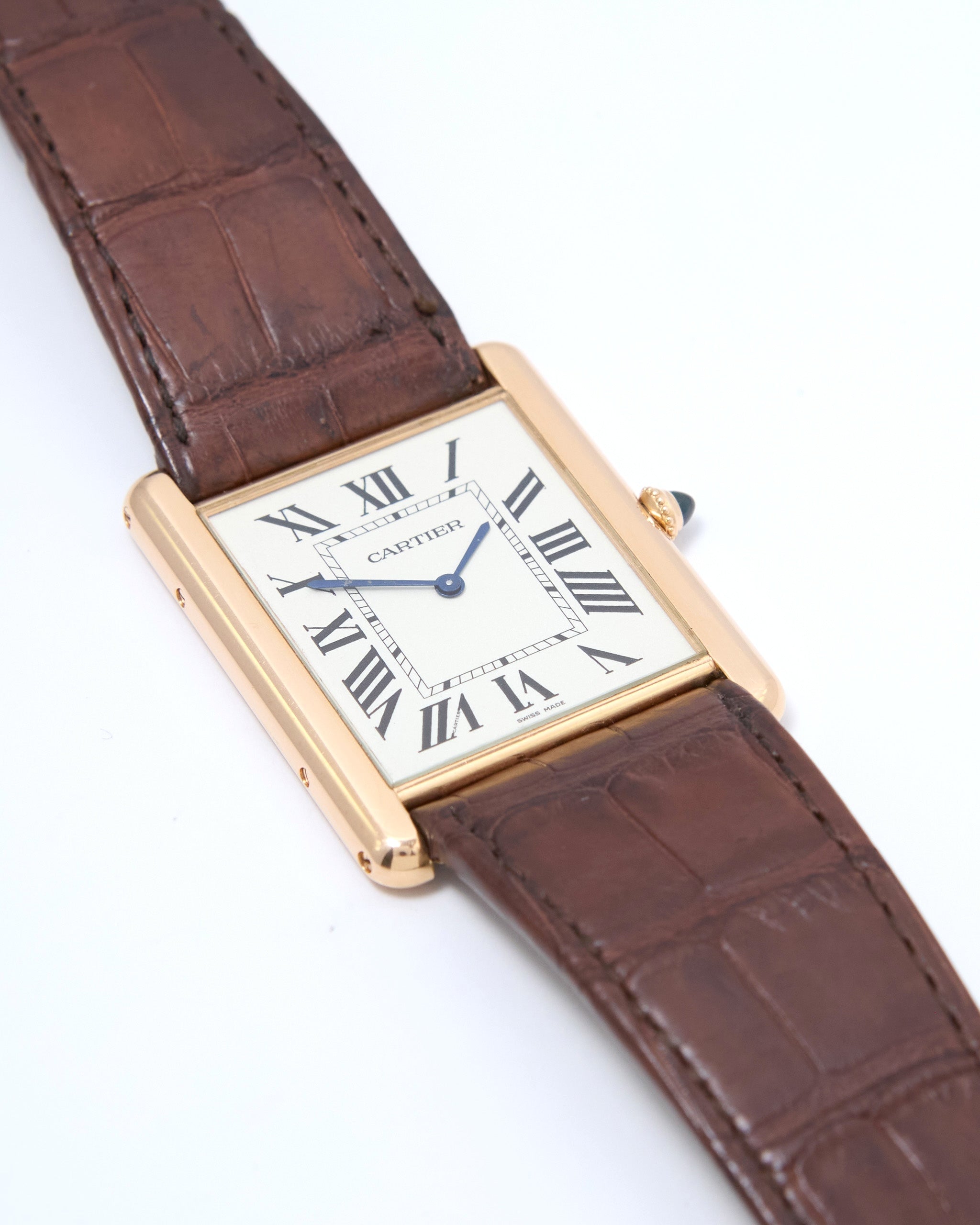 Cartier Tank Louis XL 3820 in 18K Rose Gold with Cartier Leather Strap and Cartier Buckle
