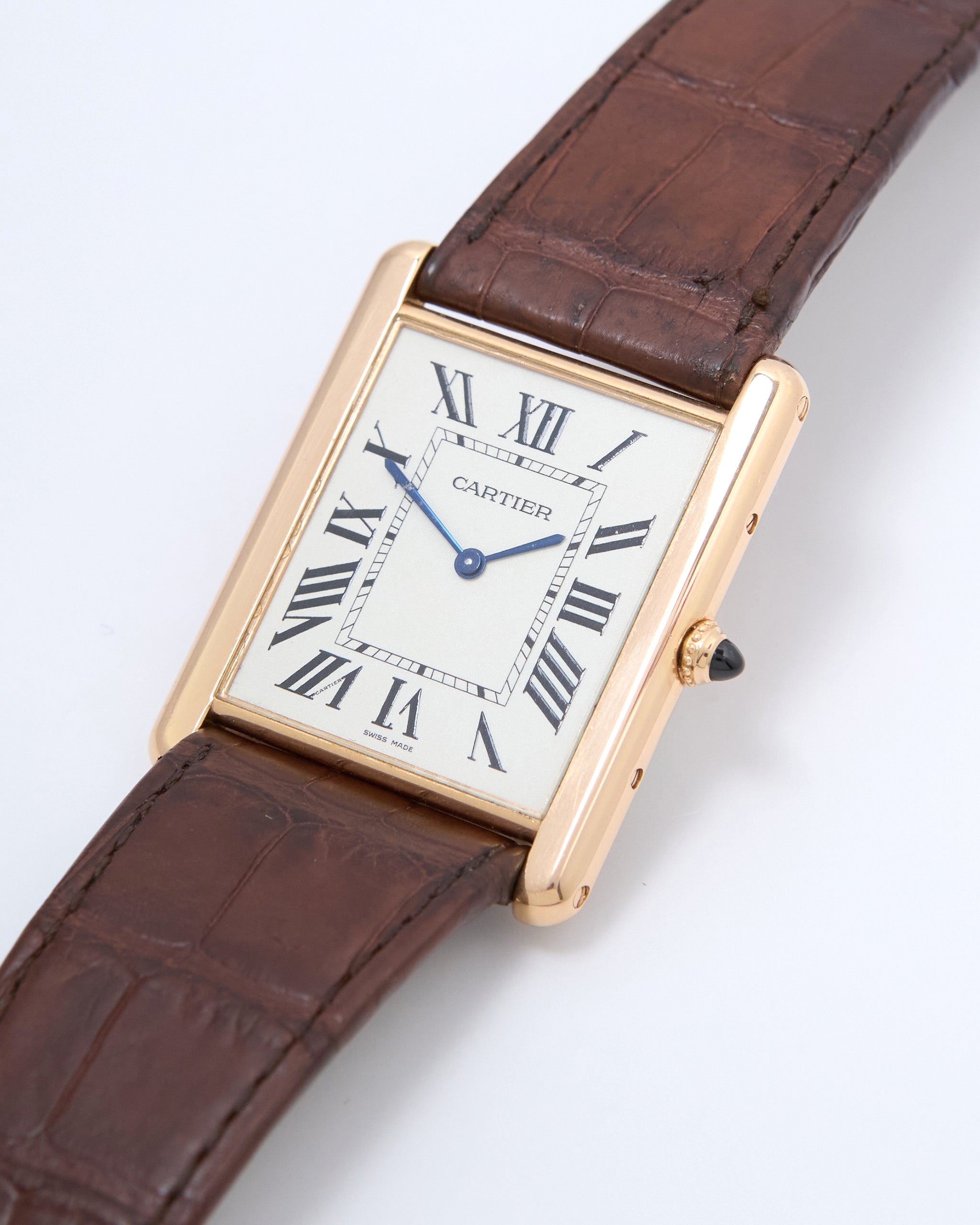 Cartier Tank Louis XL 3820 in 18K Rose Gold with Cartier Leather Strap and Cartier Buckle
