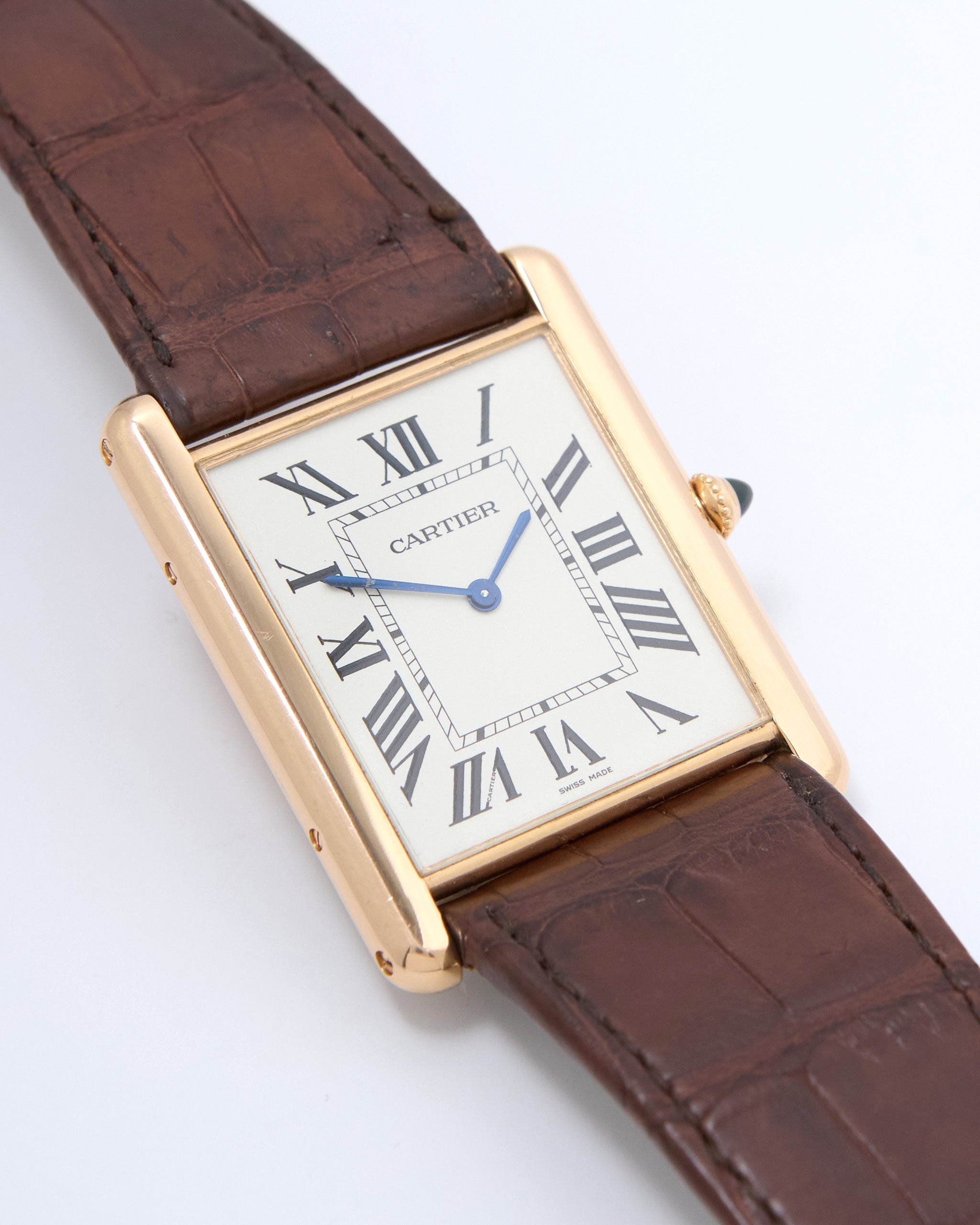 Cartier Tank Louis XL 3820 in 18K Rose Gold with Cartier Leather Strap and Cartier Buckle