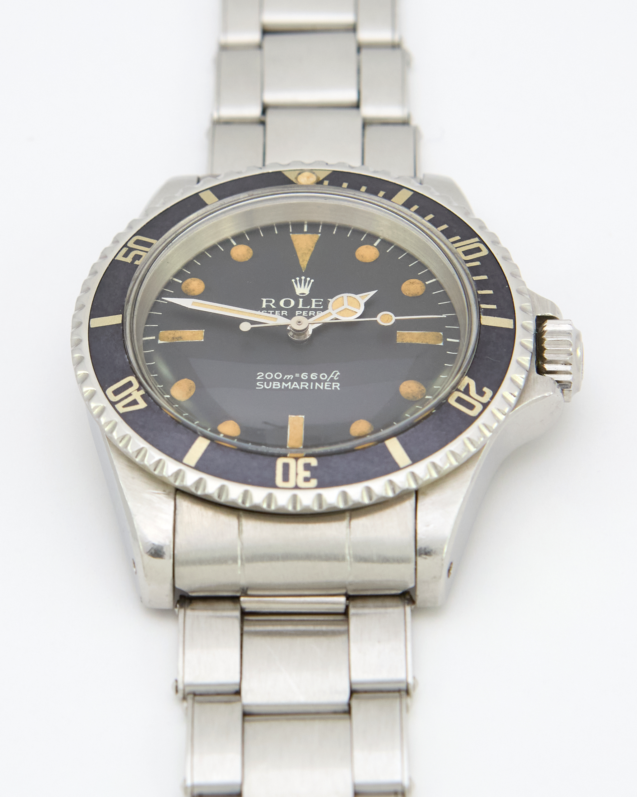 Rolex Submariner 5513 Meter First on Oyster Bracelet in Unpolished Condition