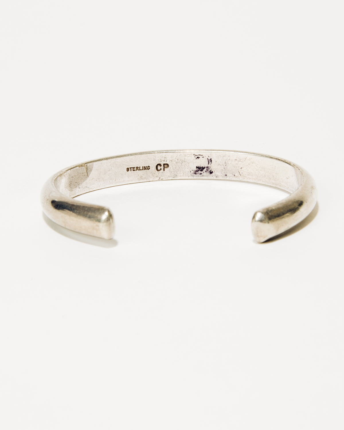 "CP" Sterling Silver Cuff