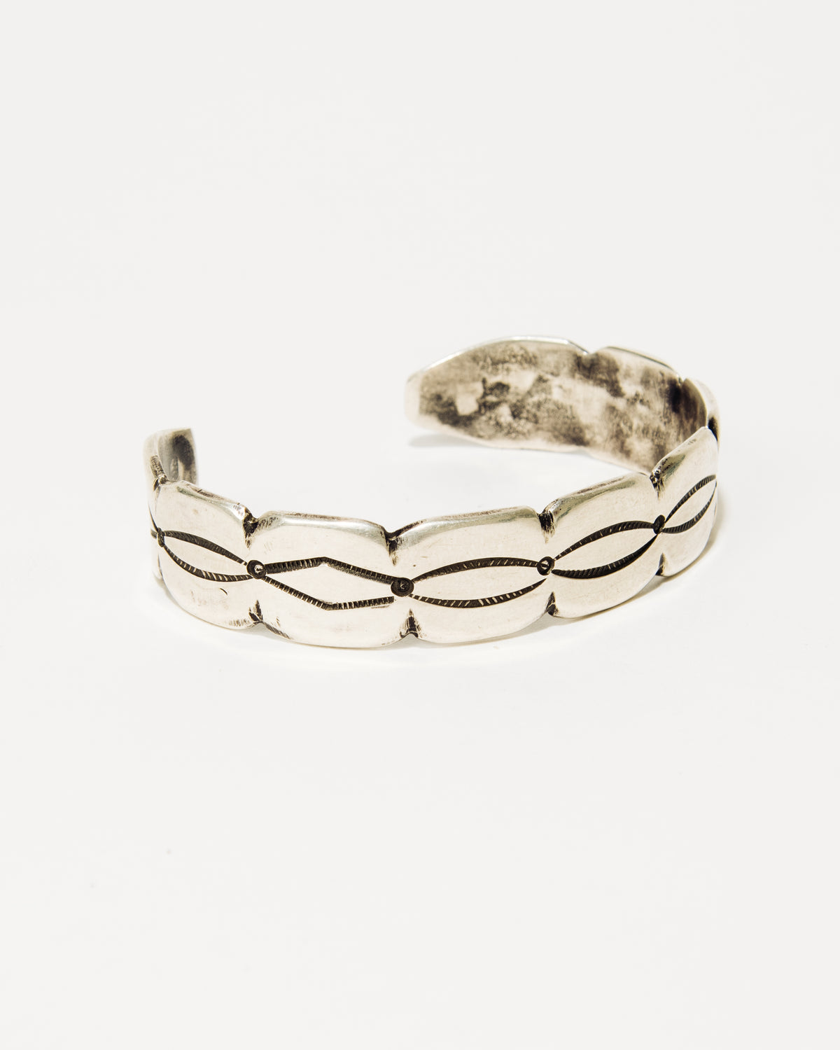 Kaiden Conde Coin Silver Snake Bracelet