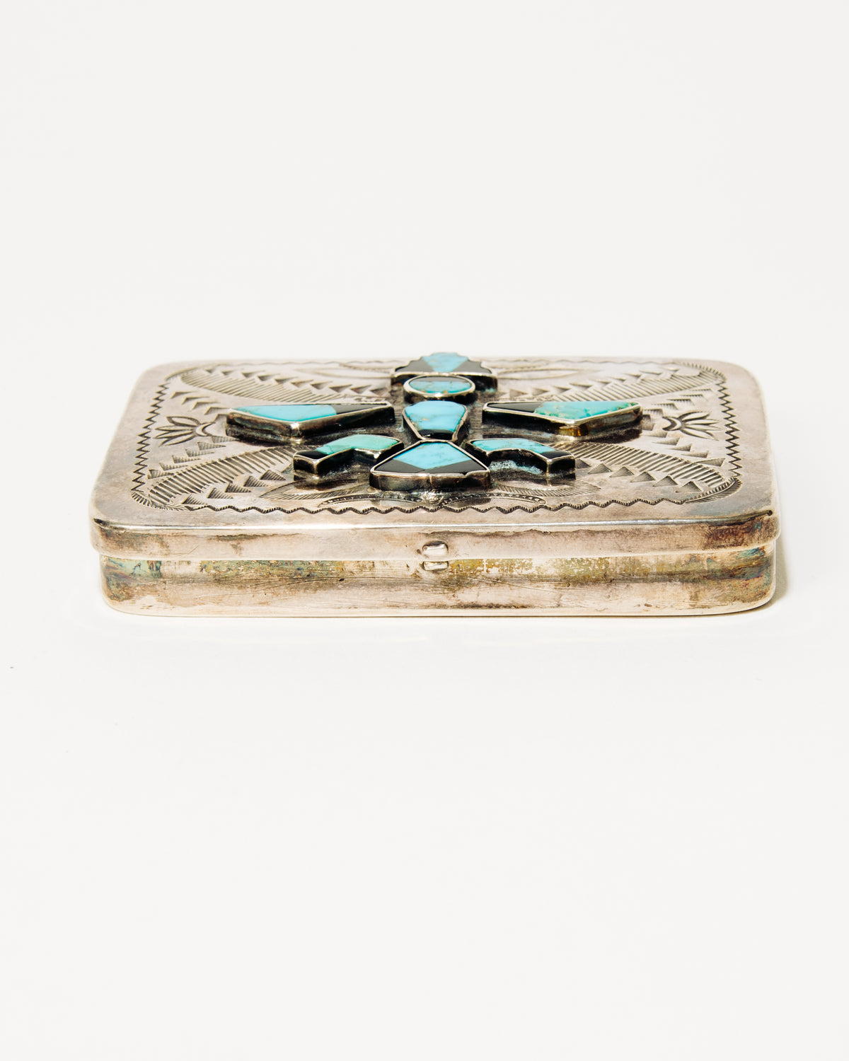 Vintage Thunderbird Silver Box