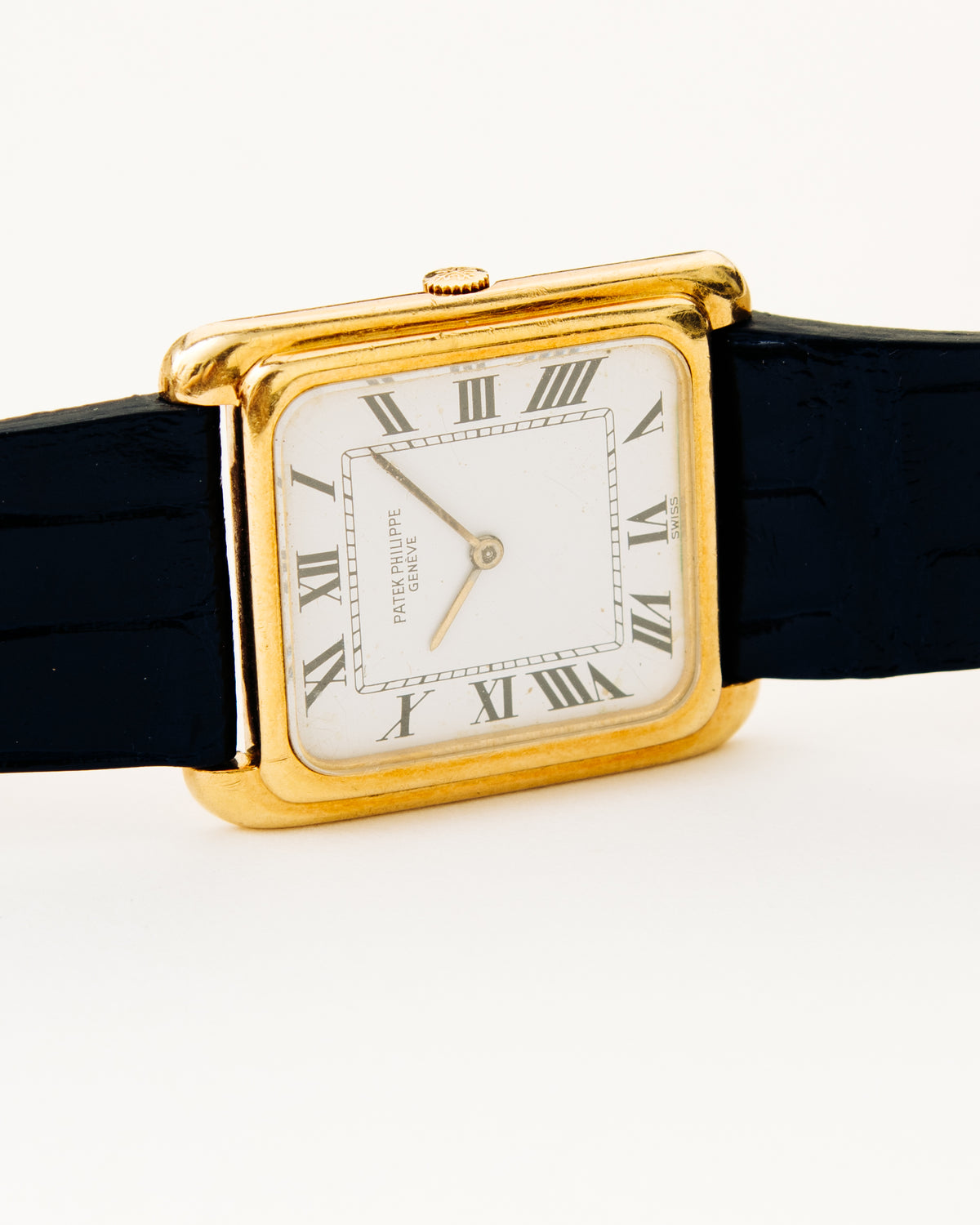 Patek Philippe Square Dress Watch, 18k Yellow Gold, c. 1990s