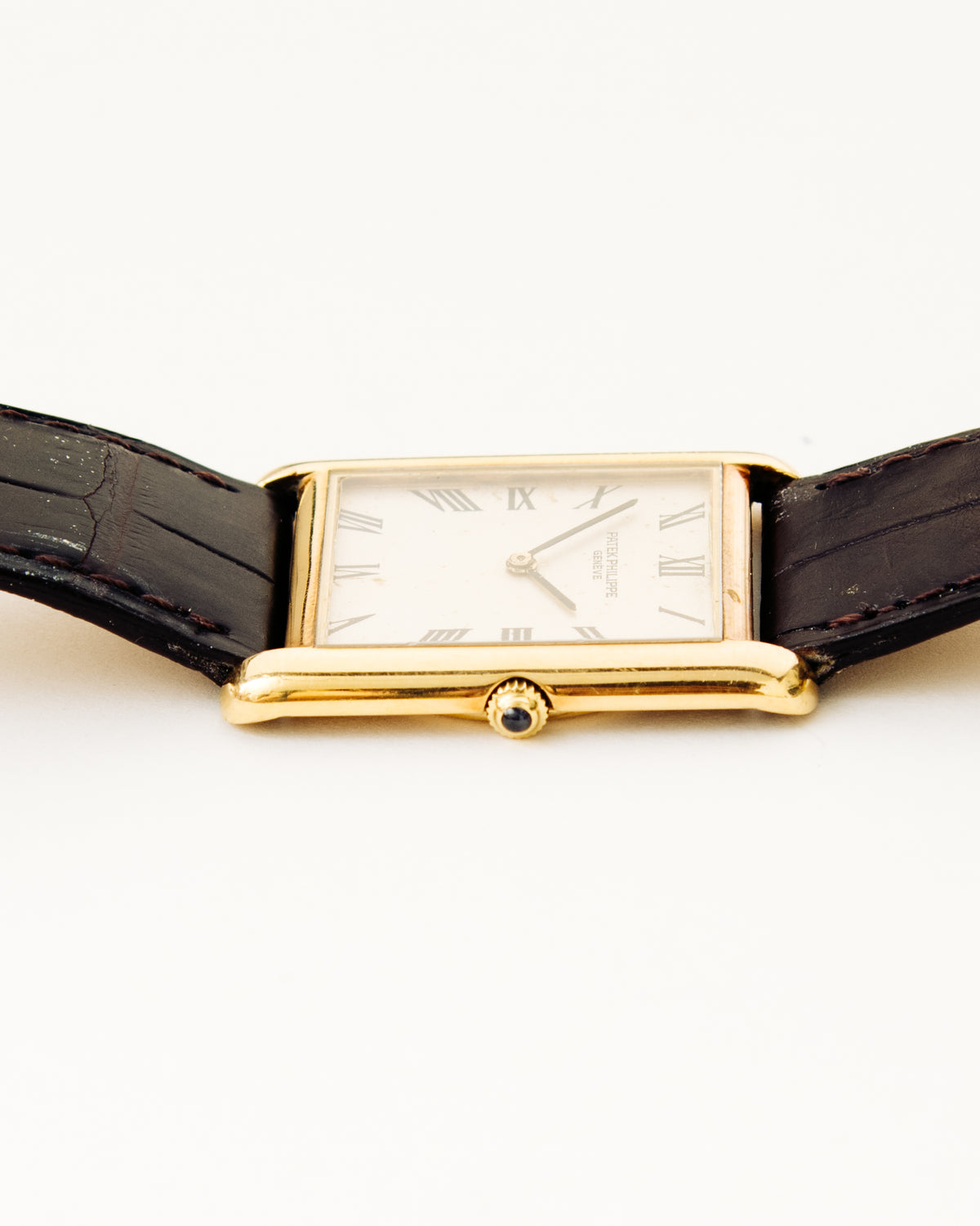 Patek Philippe Rectangular "Tank" Dress Watch, 18k Yellow Gold, c. 1960s