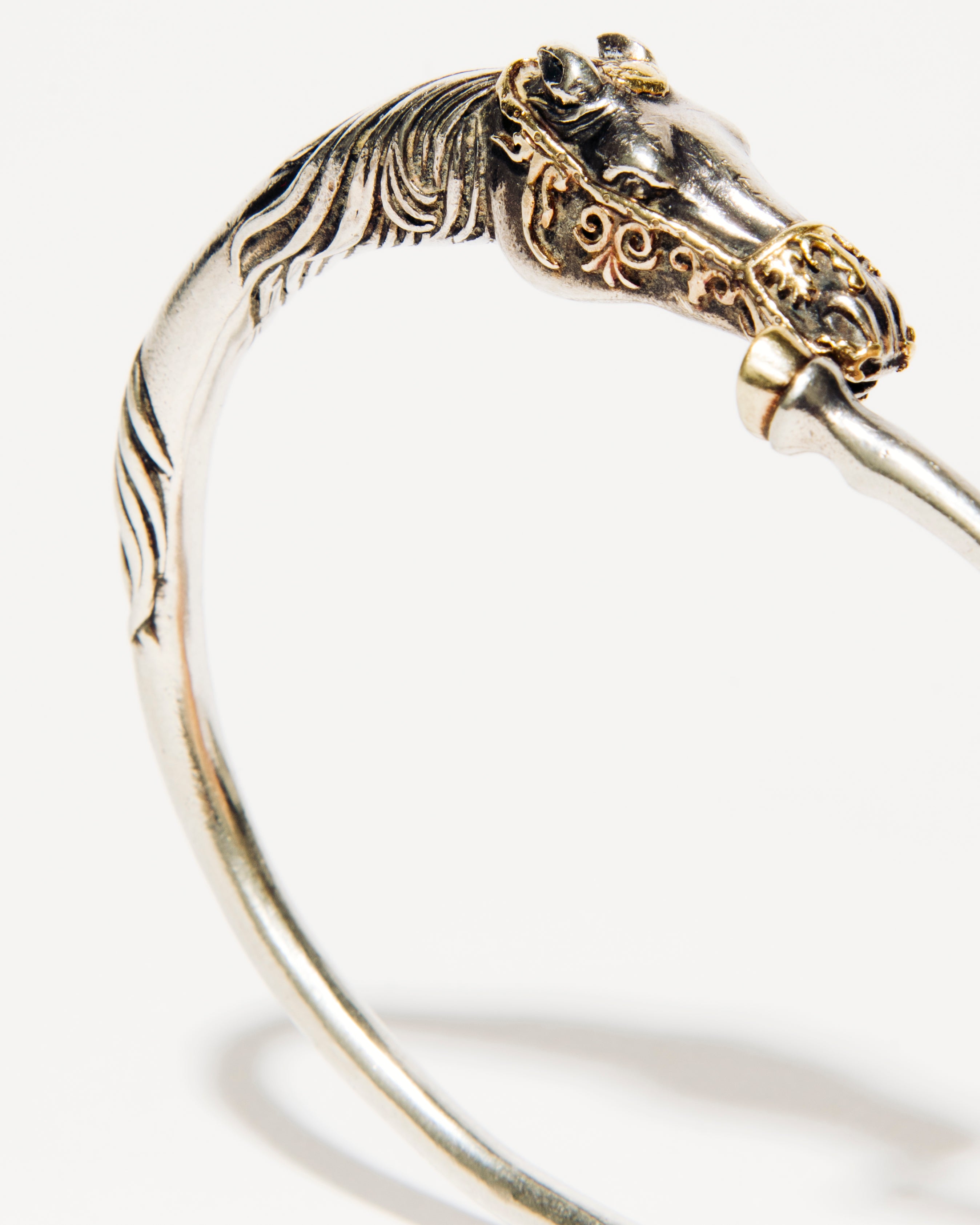 Equestrian Horsehead Bangle