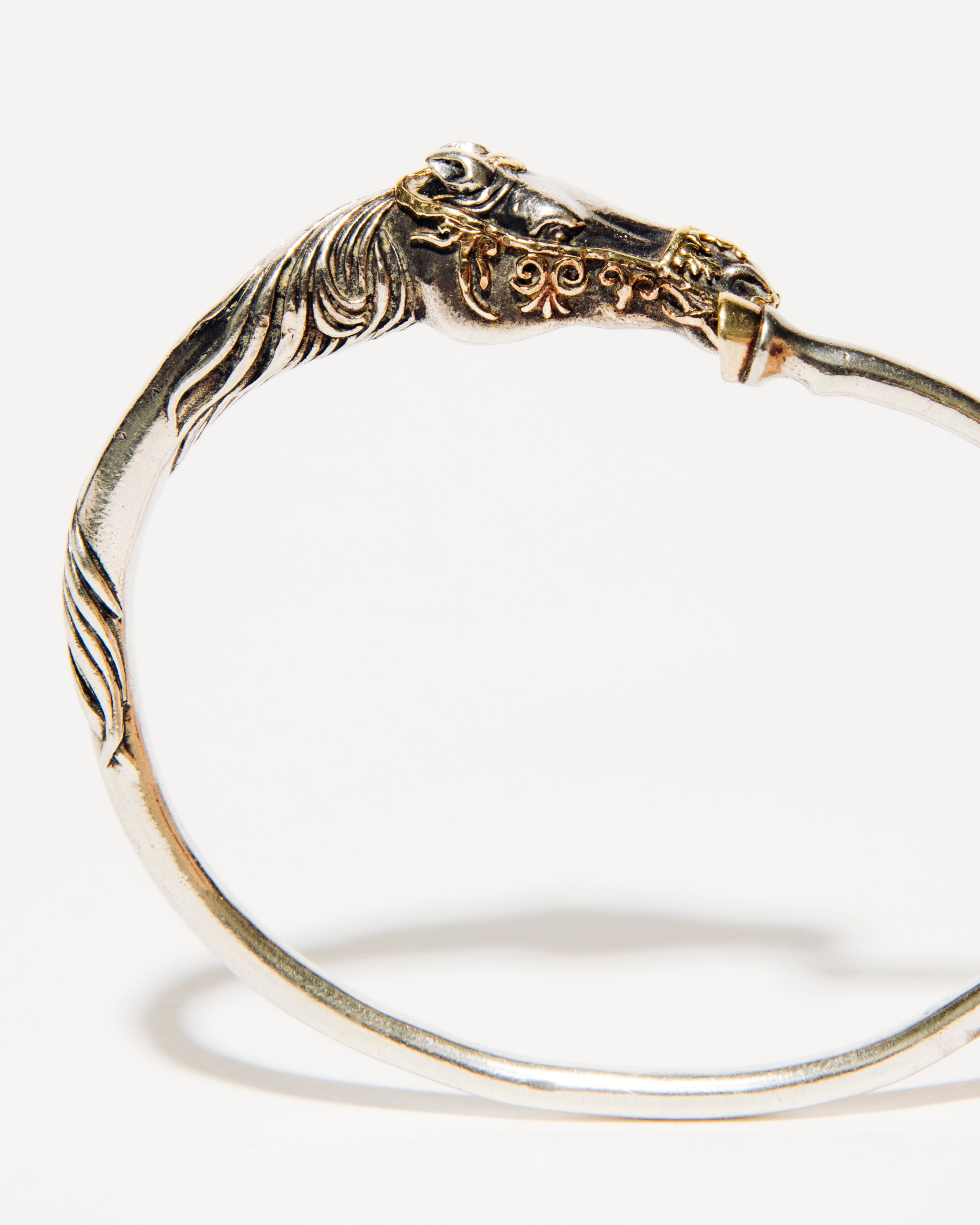 Equestrian Horsehead Bangle
