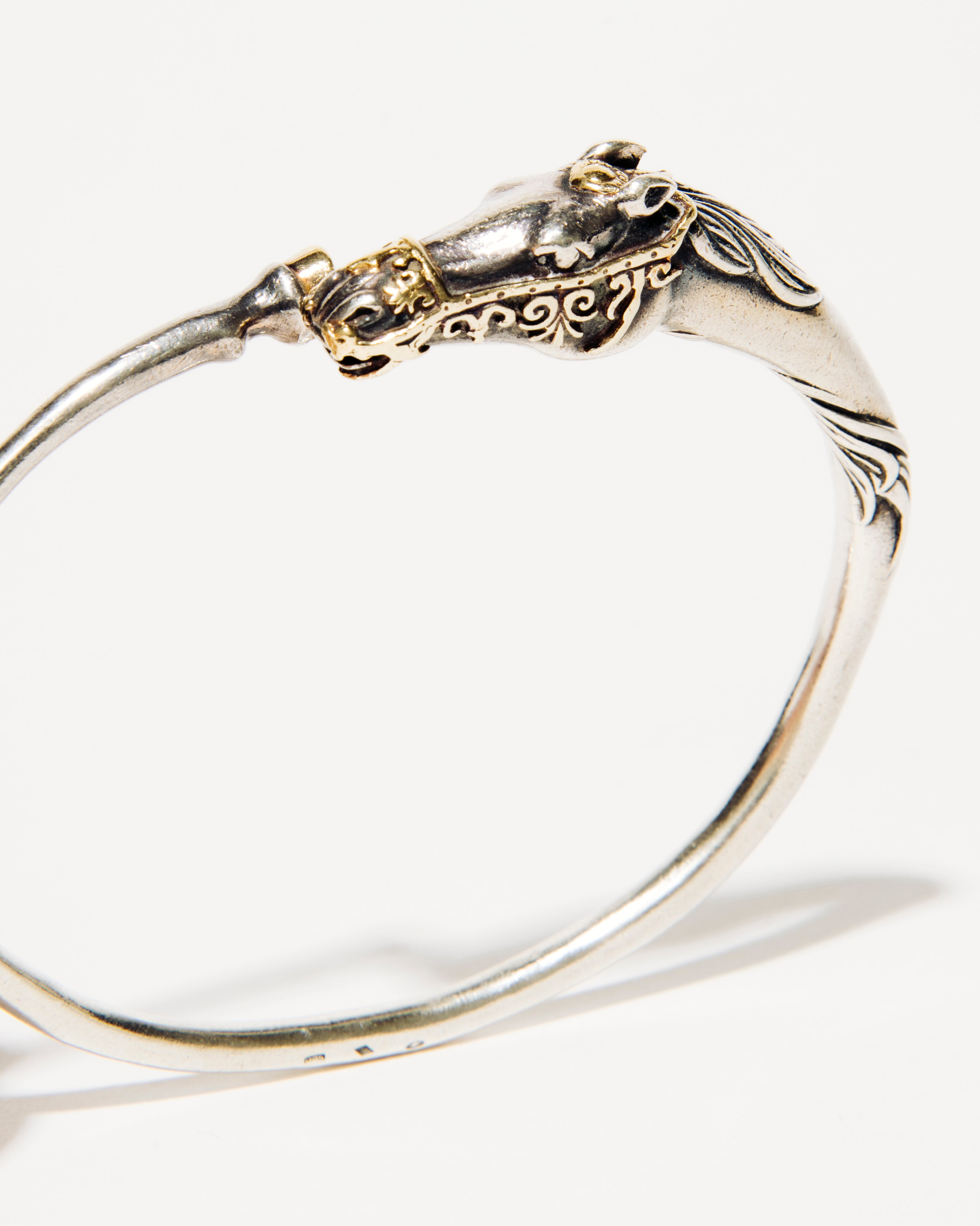 Equestrian Horsehead Bangle