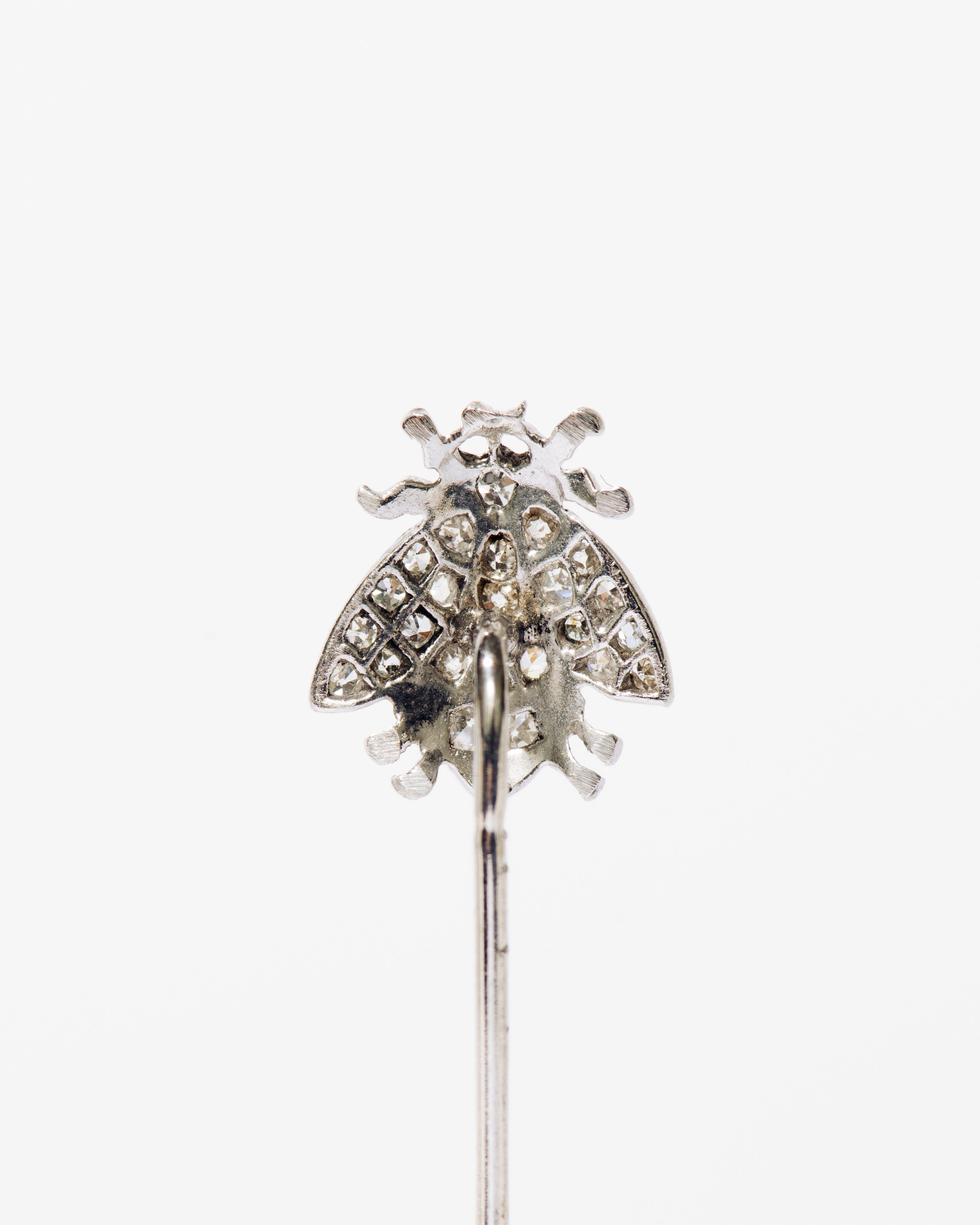Pavé Diamond Insect Stick Pin