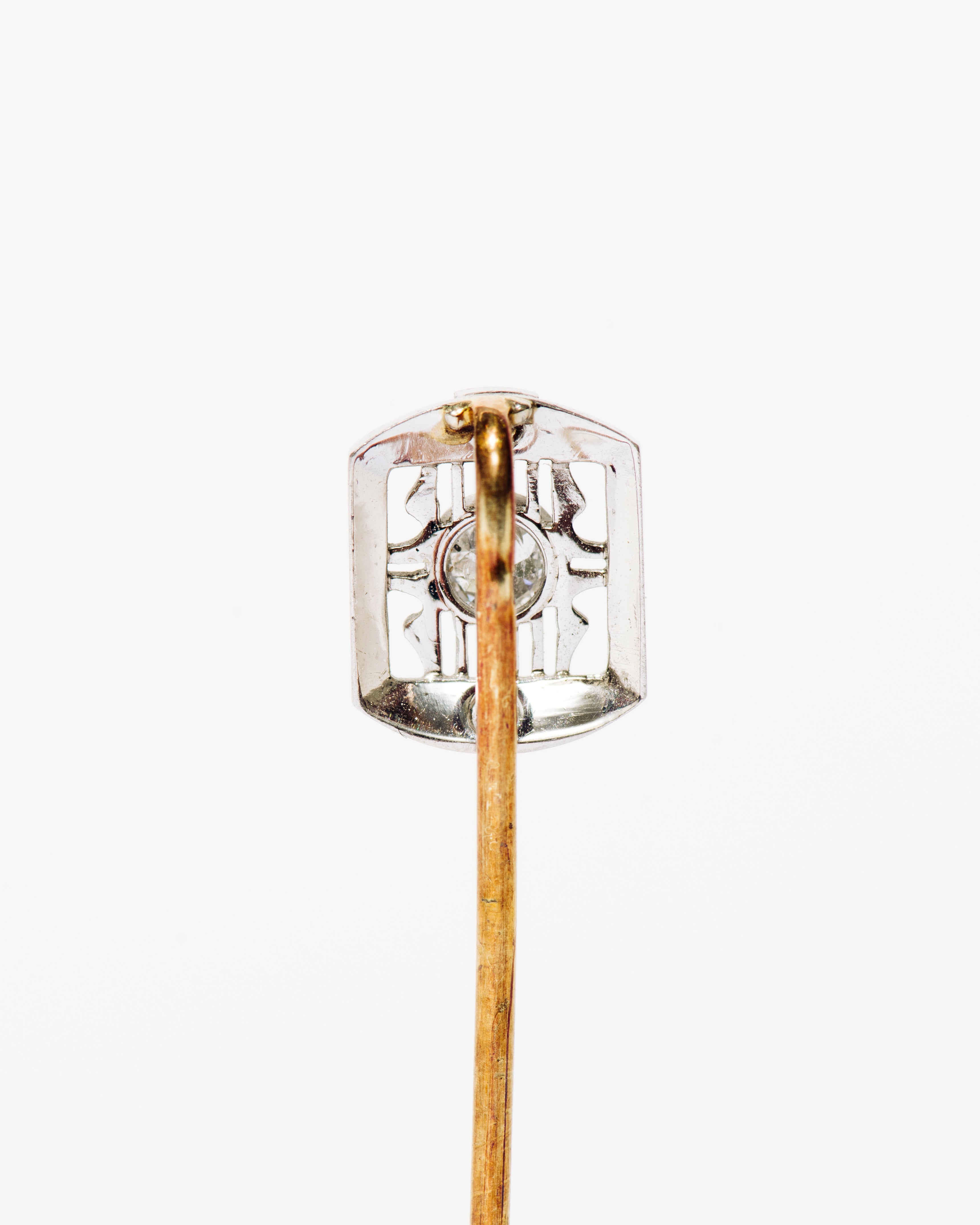 Art Deco Diamond Stick Pin