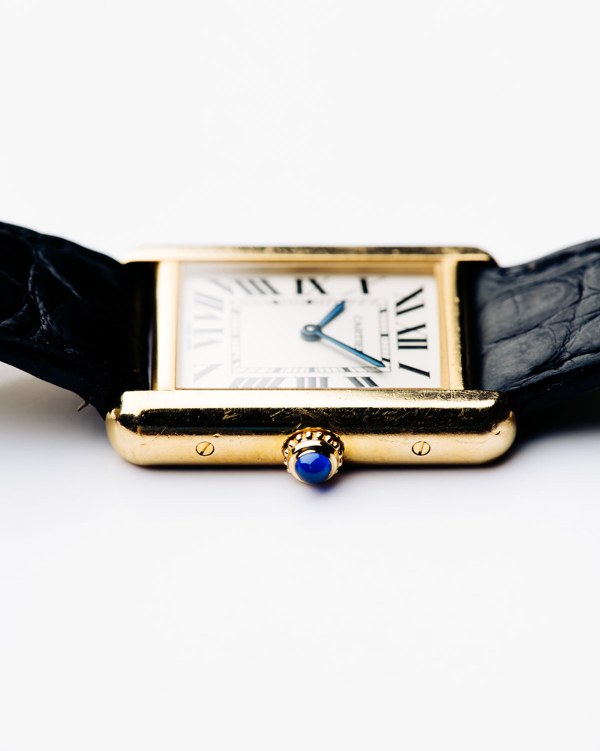 Cartier Tank Louis in 18K Gold with Steel Back