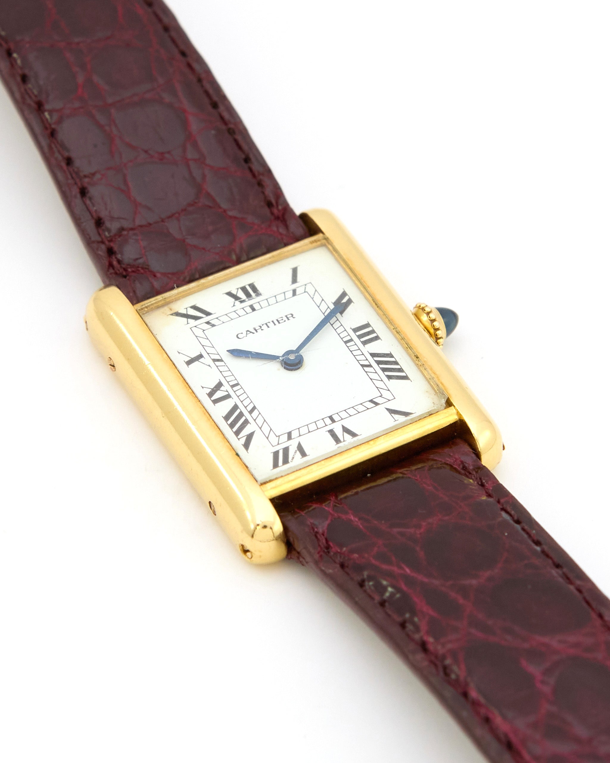 Cartier Tank Louis 78086 Paris Dial in 18K Yellow Gold with Cartier Strap and Buckle - Large Size