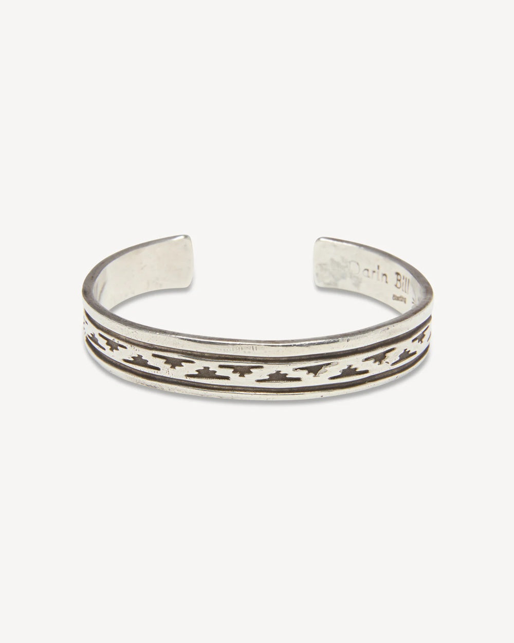 Vintage Sterling Silver Cuff with Thunderbird Motif — Darin Bill