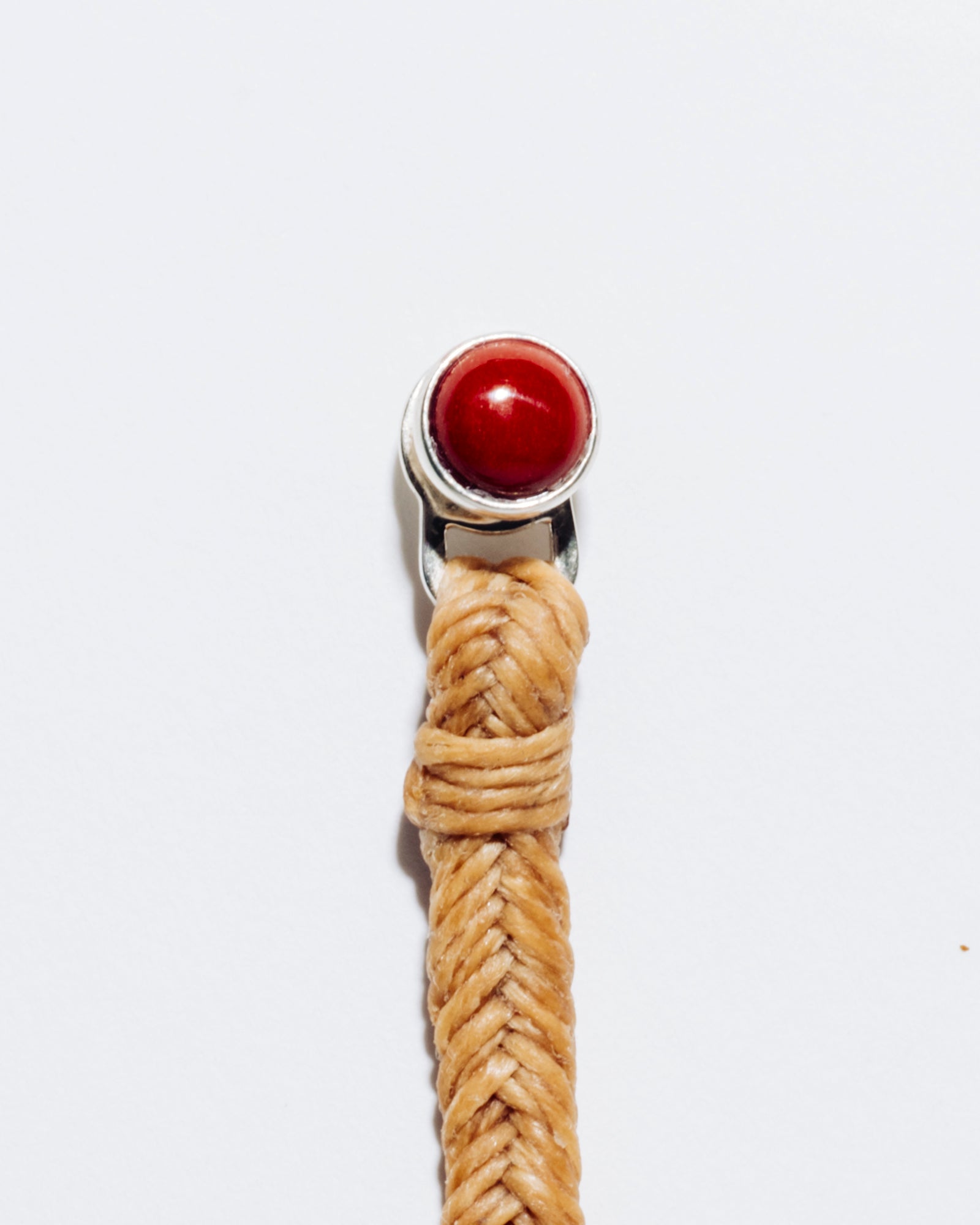 Jasper Button Fishtail Bracelet