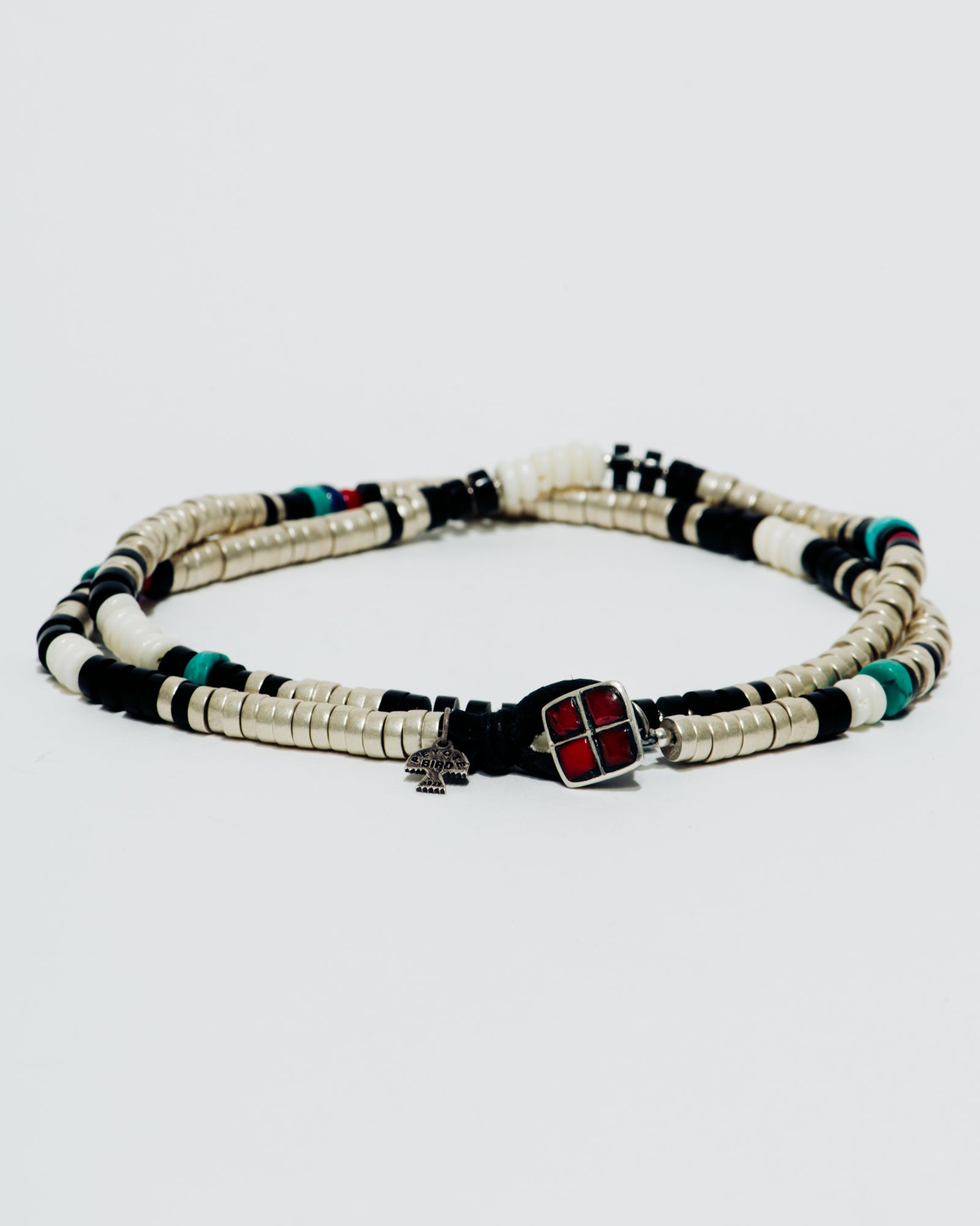 Geronimo Necklace with Heishi beads