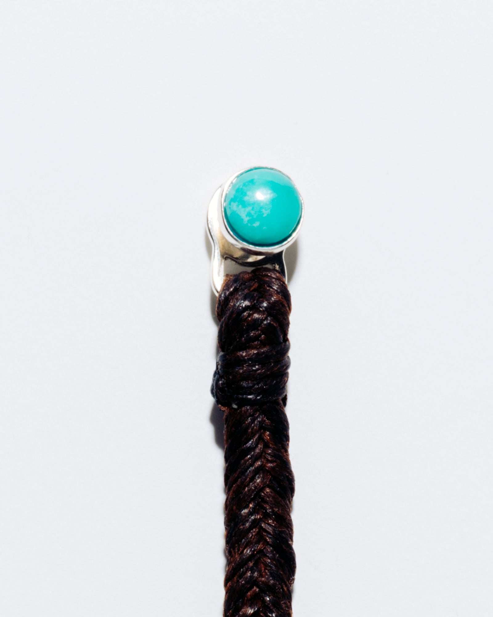Turquoise Button Fishtail Bracelet