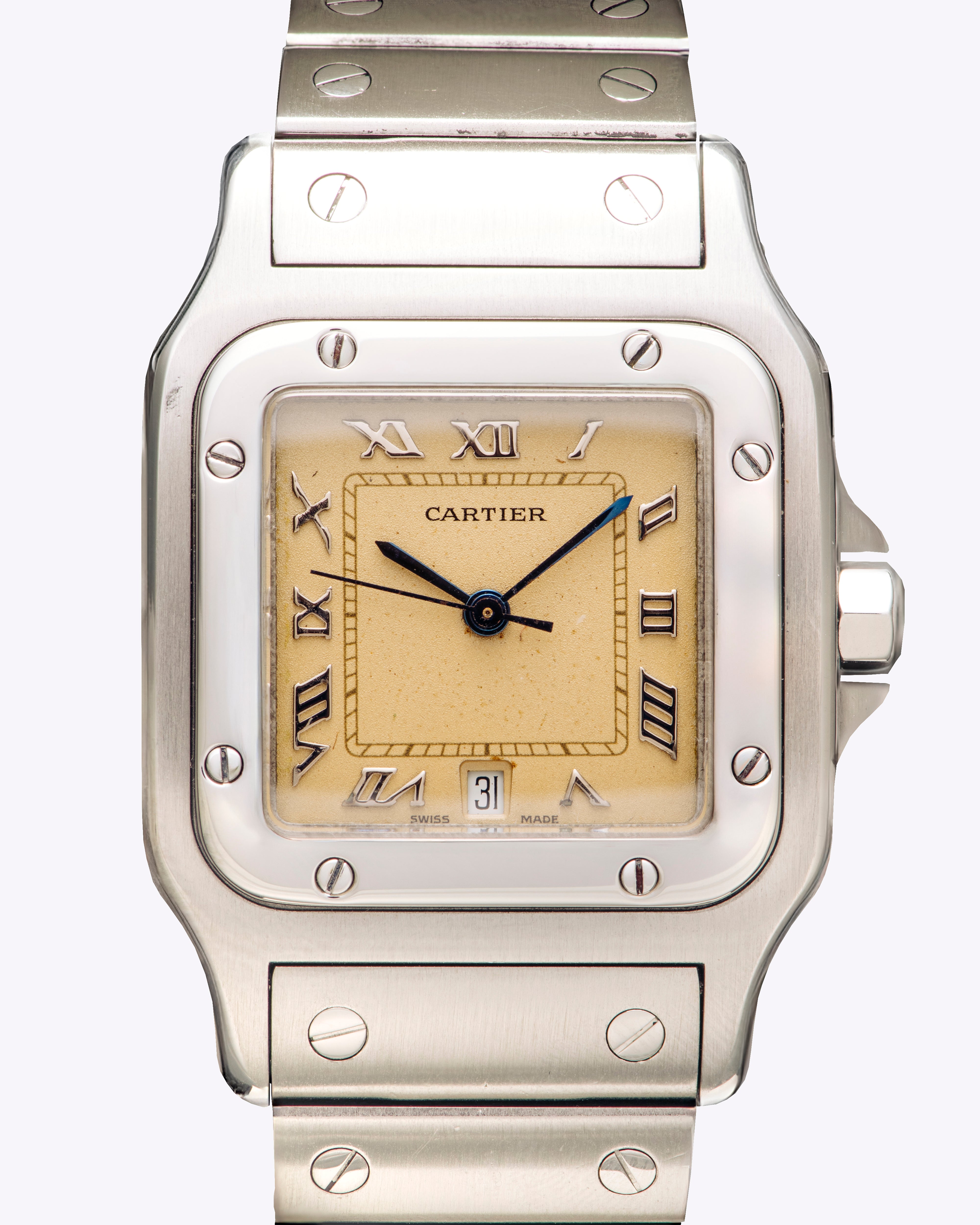 Cartier Santos Galbee on Bracelet