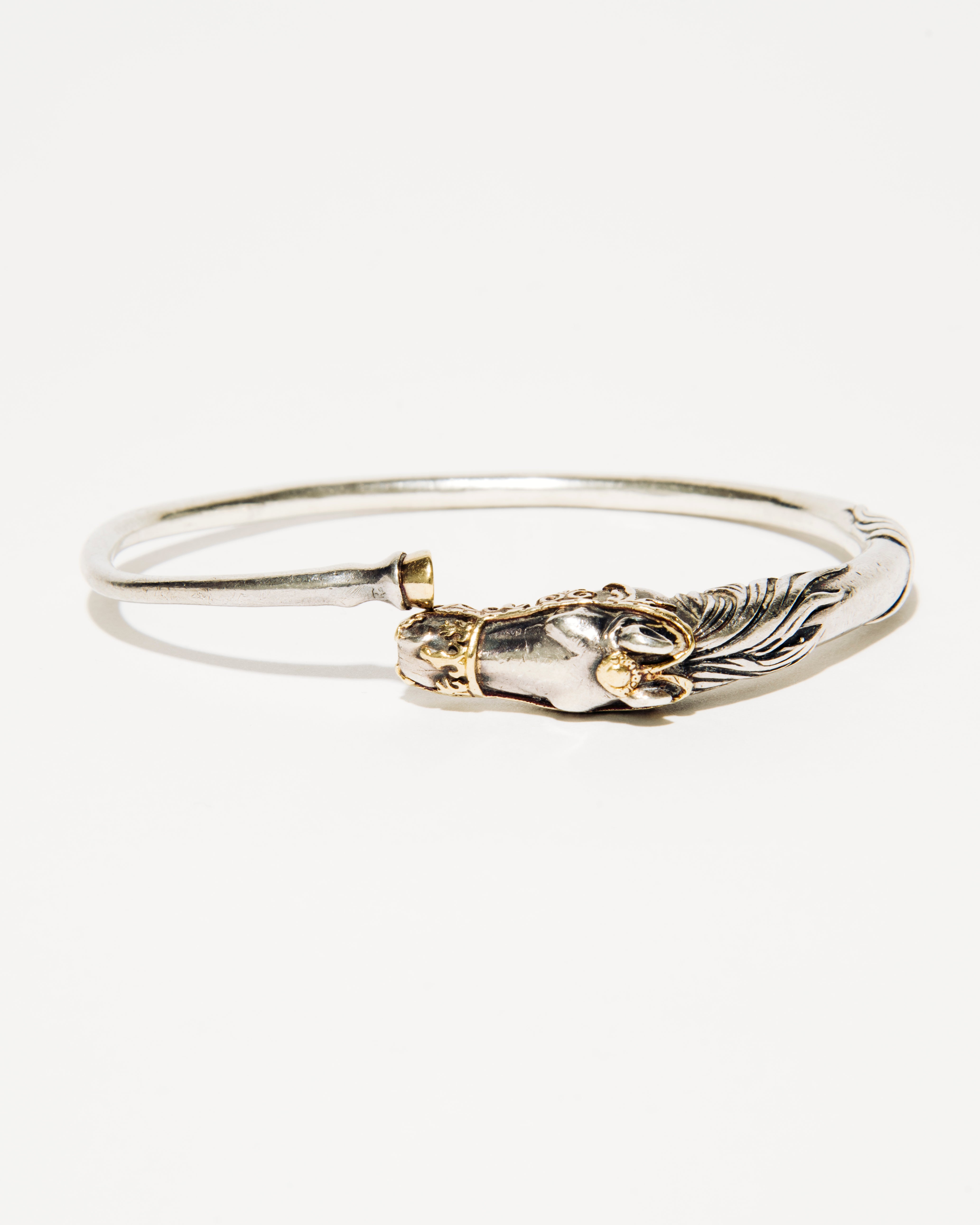 Equestrian Horsehead Bangle