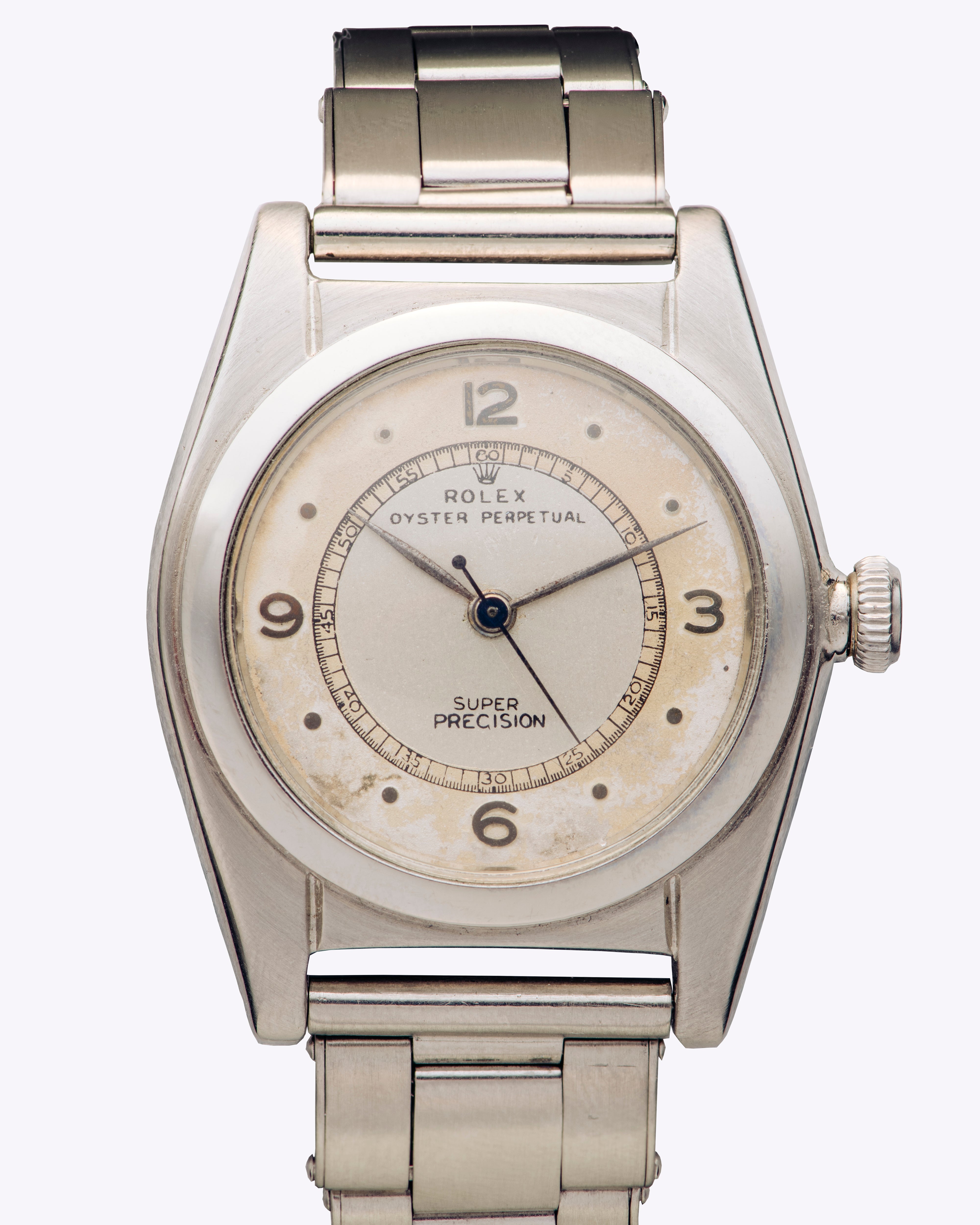 Rolex Bubbleback on Oyster Bracelet