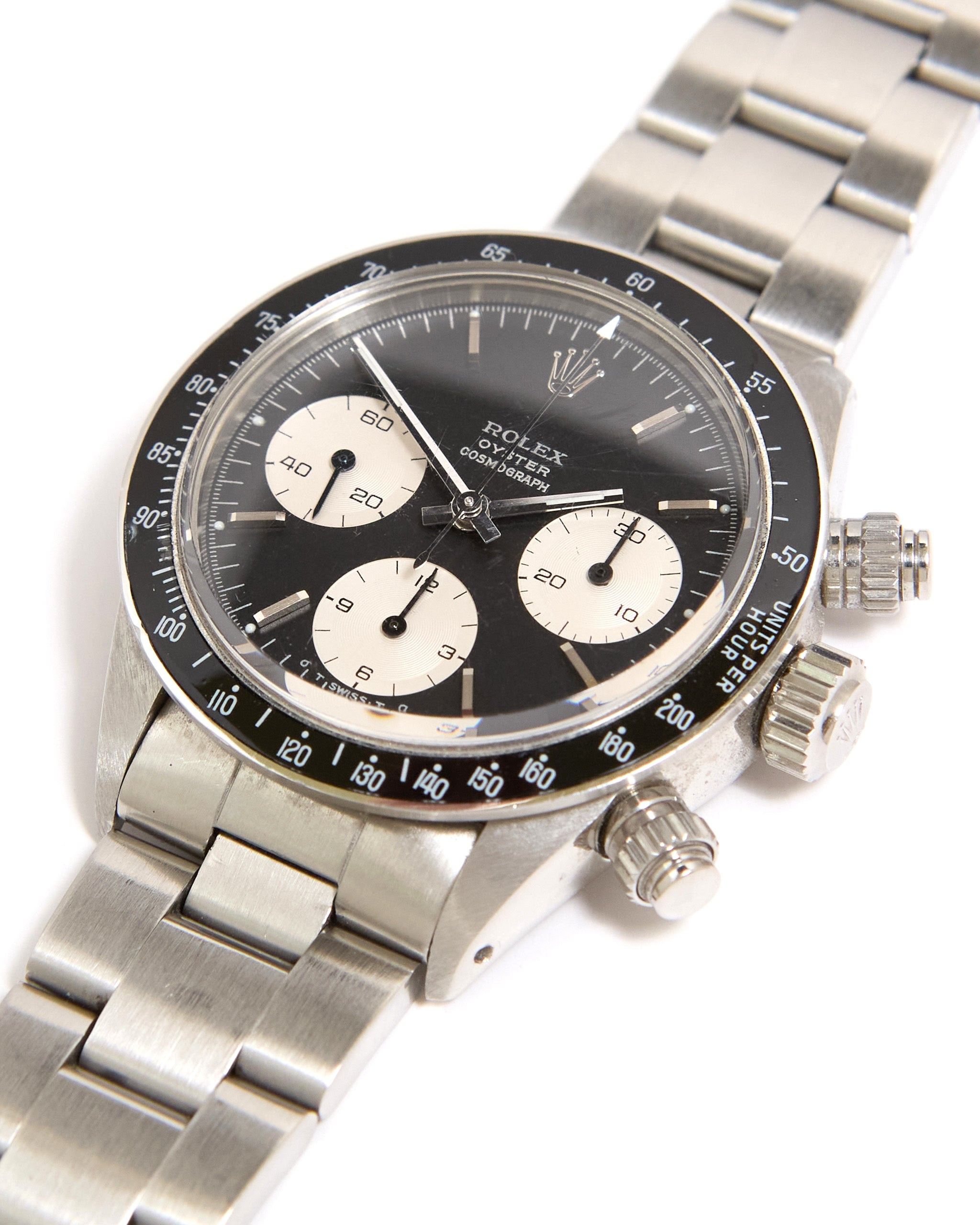 Rolex Daytona 6263 Black Sigma Silver Print Dial on Oyster Bracelet