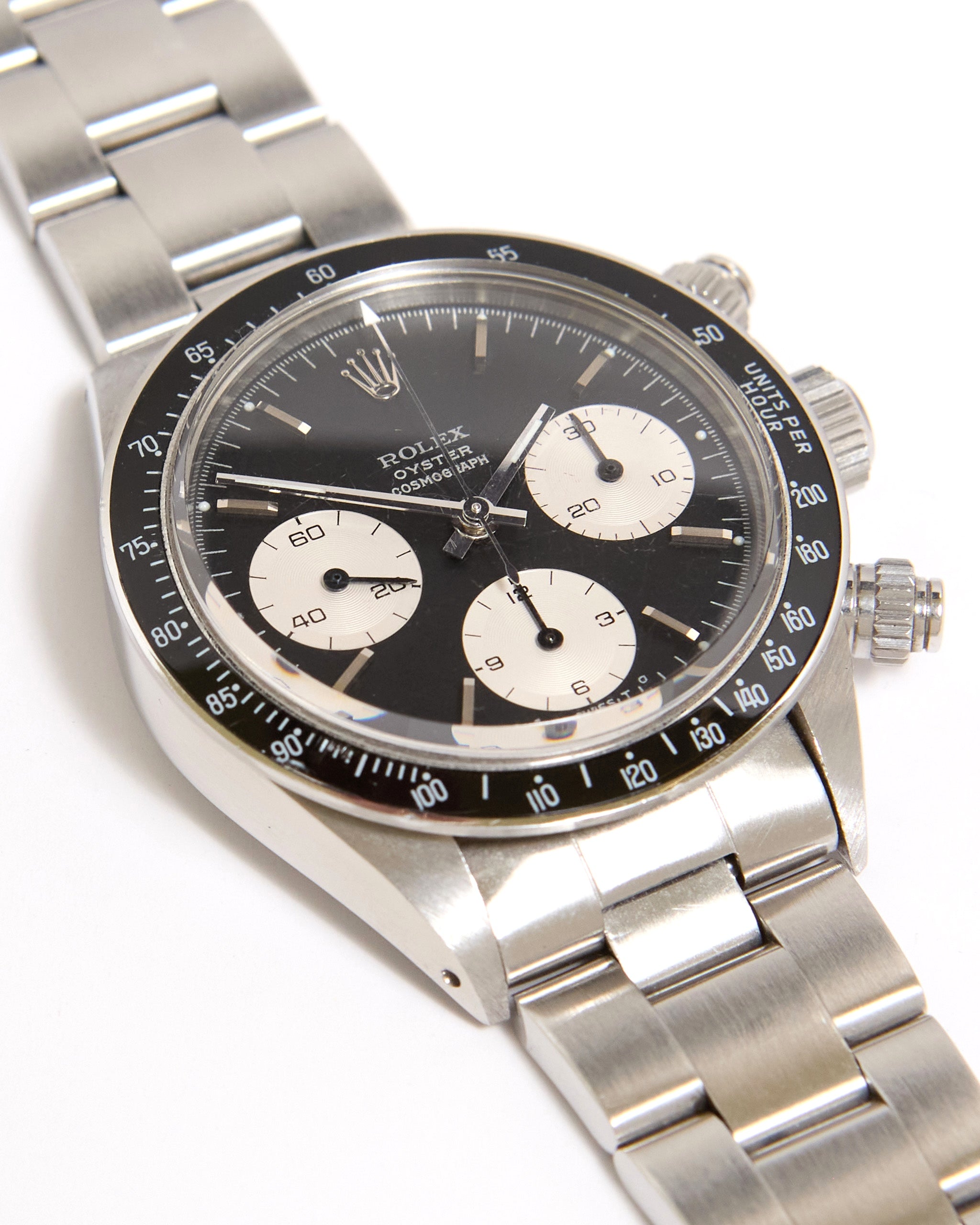 Rolex Daytona 6263 Black Sigma Silver Print Dial on Oyster Bracelet