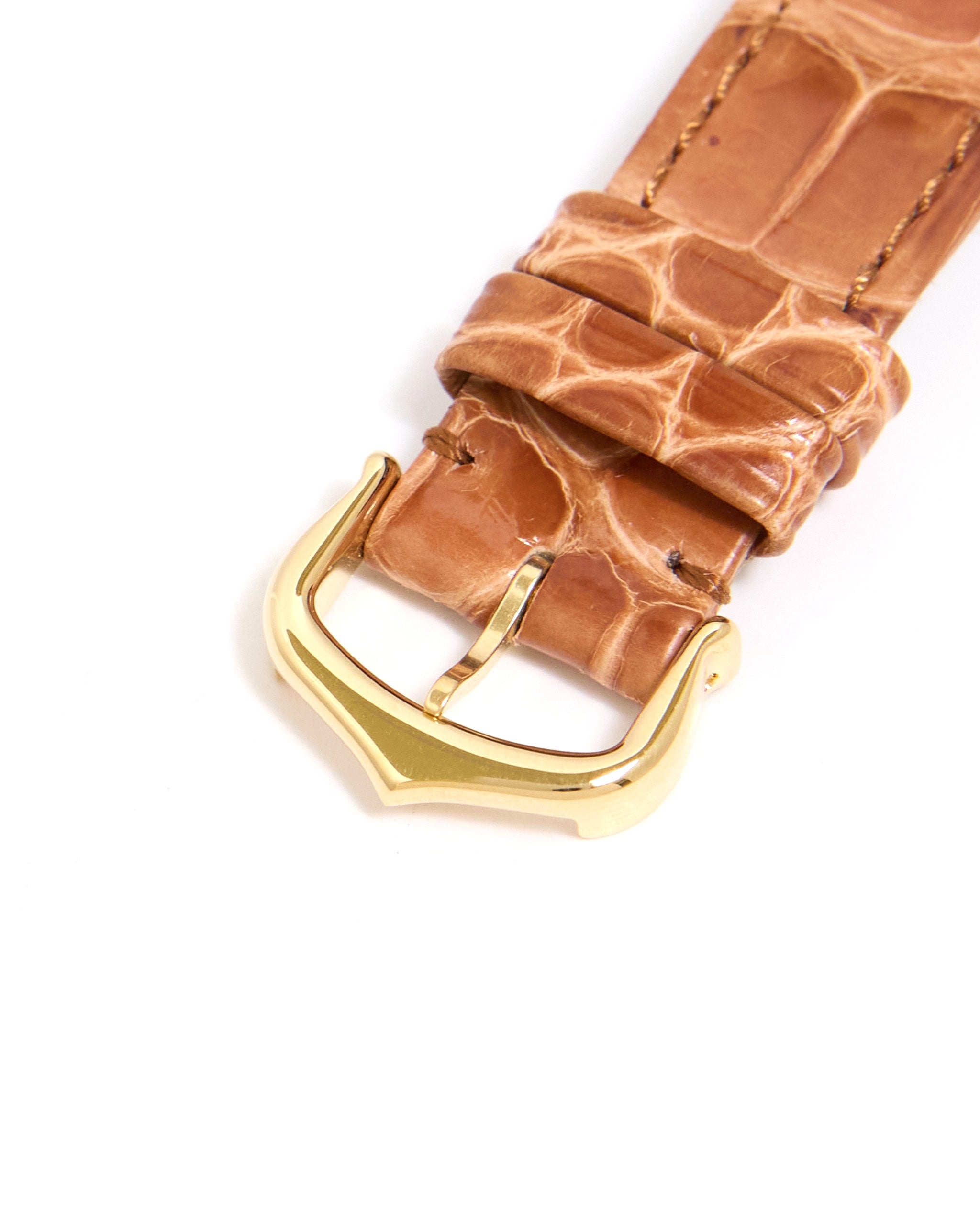 専用ページ Cartier Ceinture 78099 with Paris Dial in Yellow Gold Case on Leather