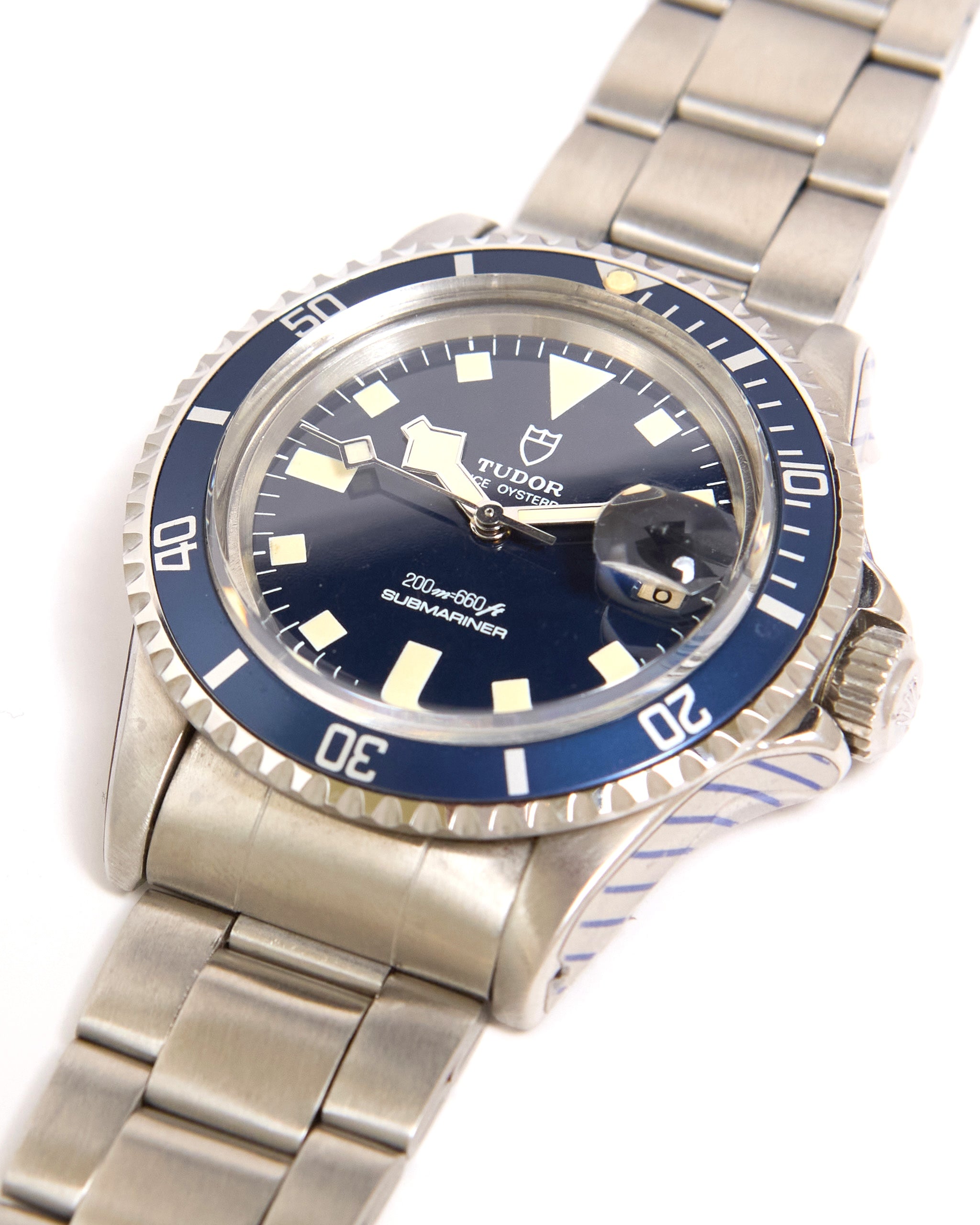 Tudor Blue Snowflake 9411 Submariner on Oyster Bracelet