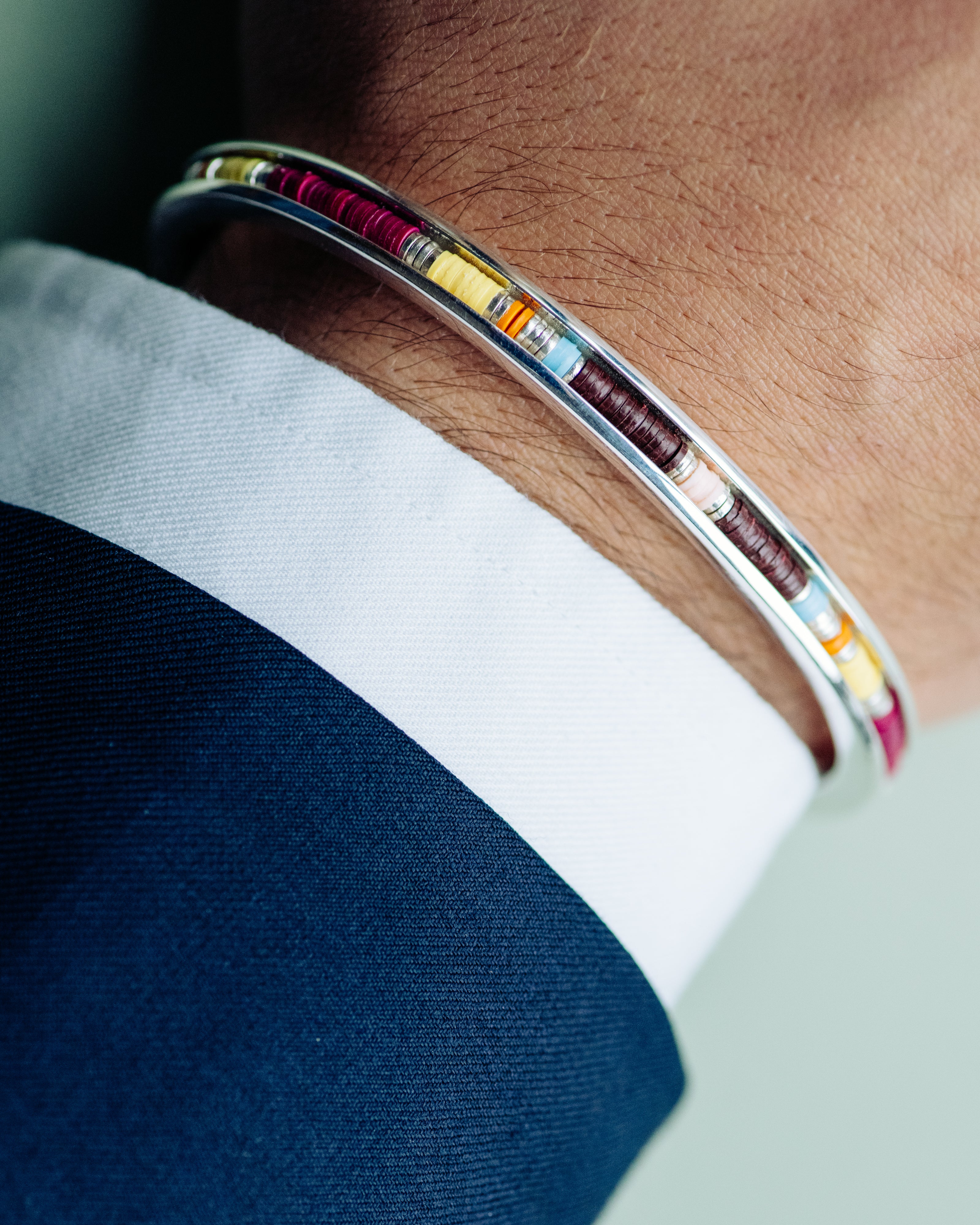 Jay Square Cuff Brown Pattern