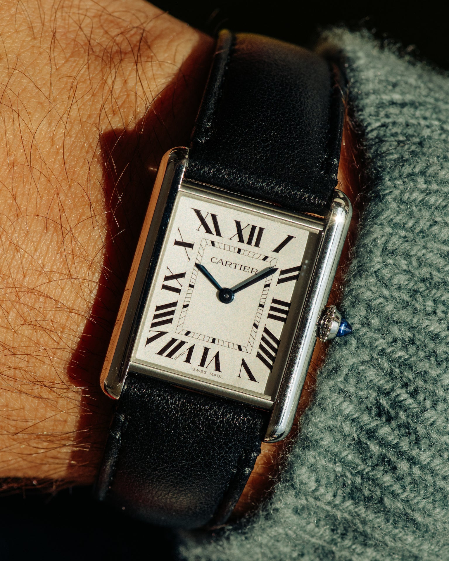 Cartier Tank in Stainless Steel