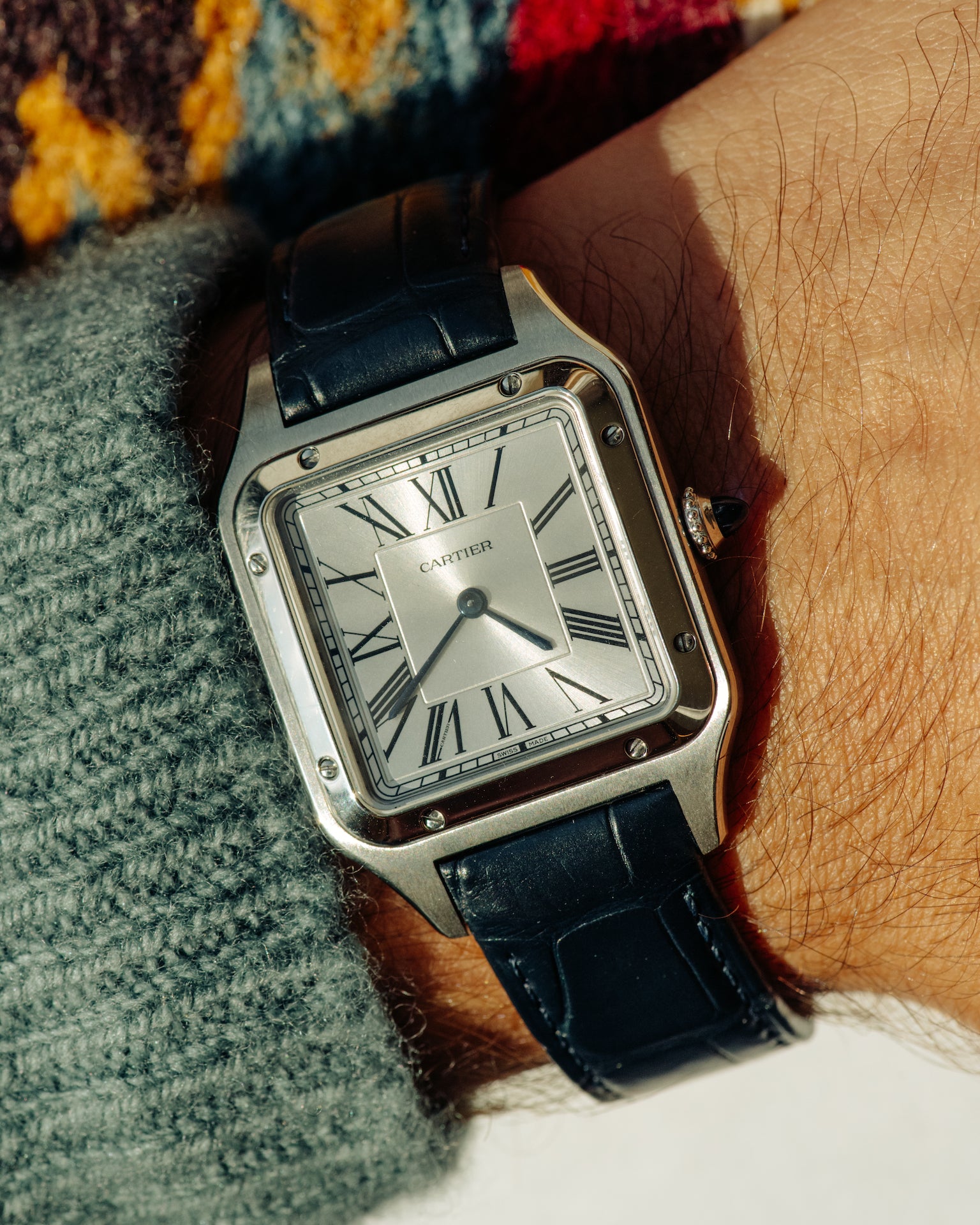 Cartier Santos-Dumont in Stainless Steel