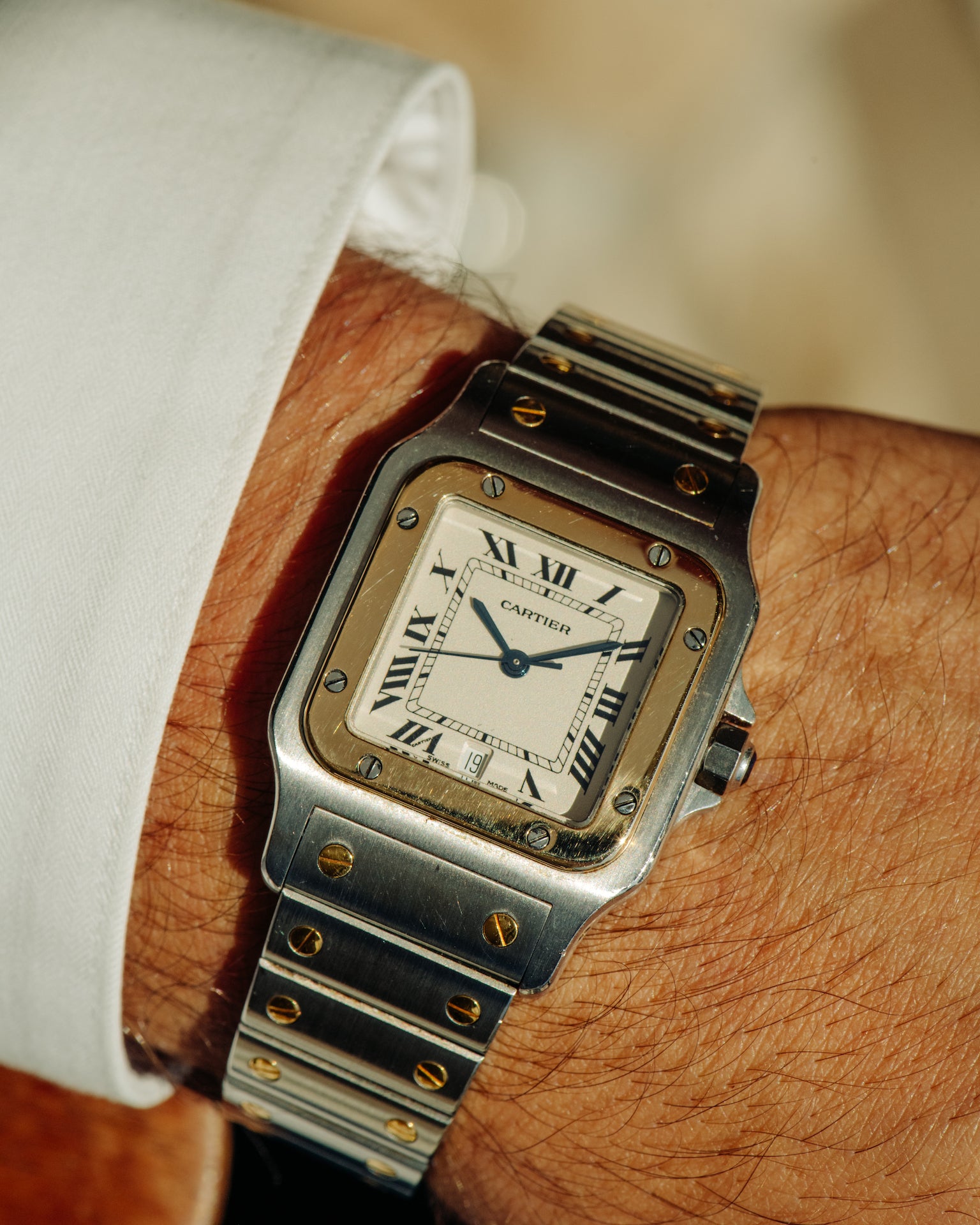 Cartier Santos Galbée Two-Tone
