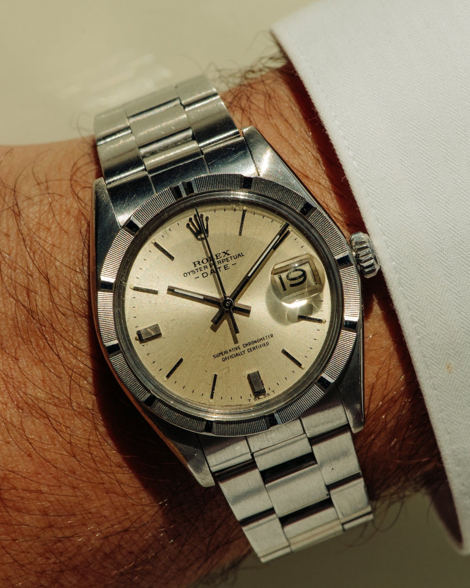 Rolex Oyster Perpetual Date - Cream Dial
