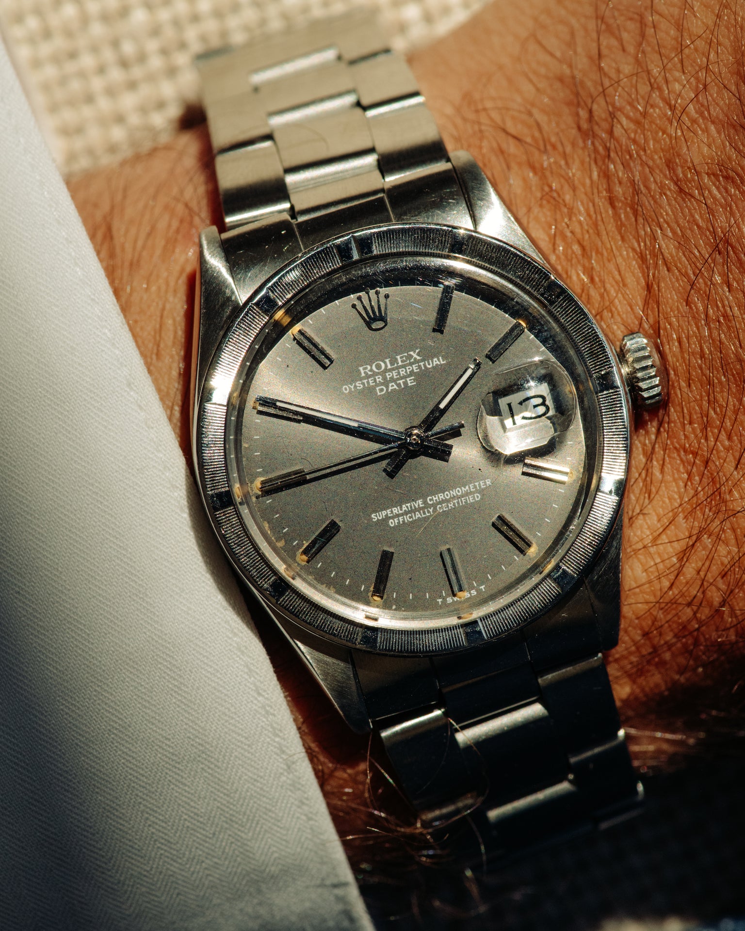 Rolex Oyster Perpetual Date - Gray Dial