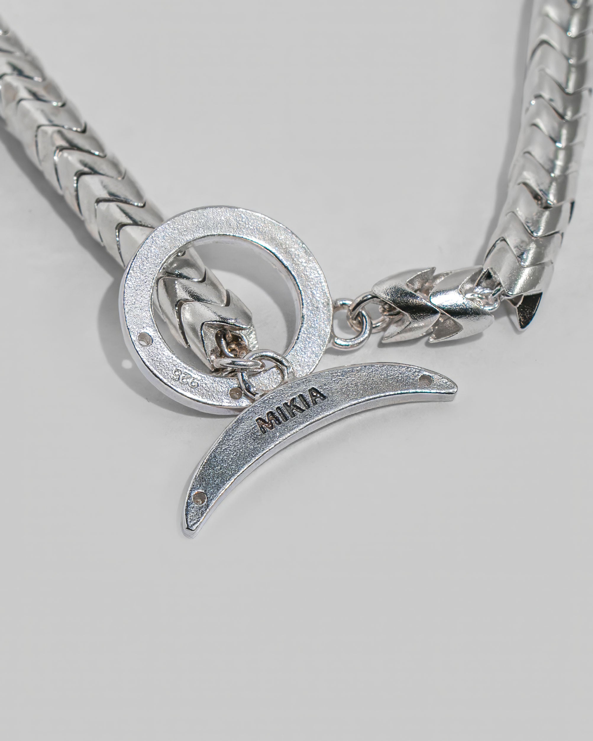 Snake Bead Bracelet in Sterling Silver