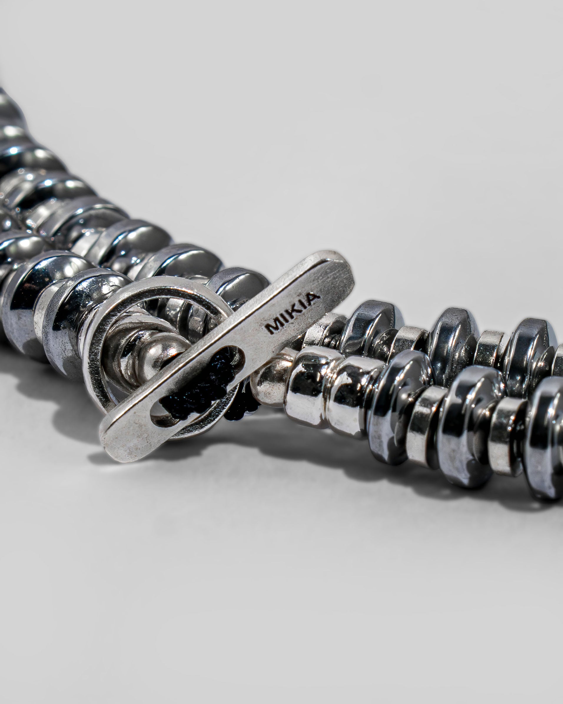 Hematite Roundel Beads Necklace